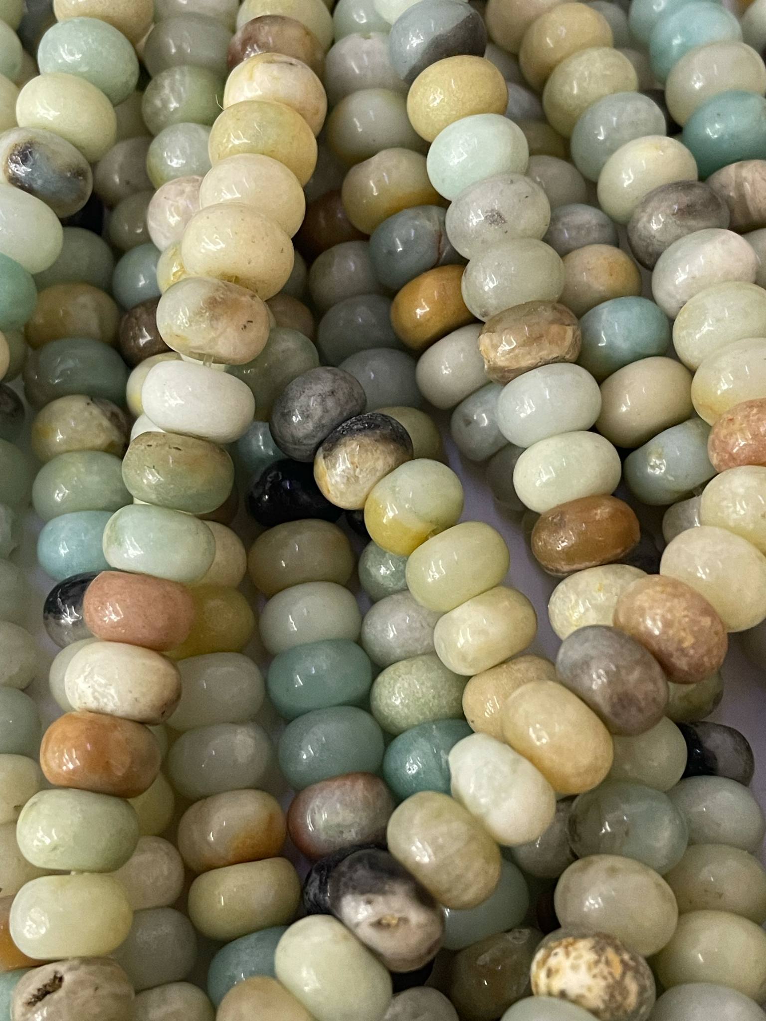Rondelles d'Amazonite 6 mm Pérou