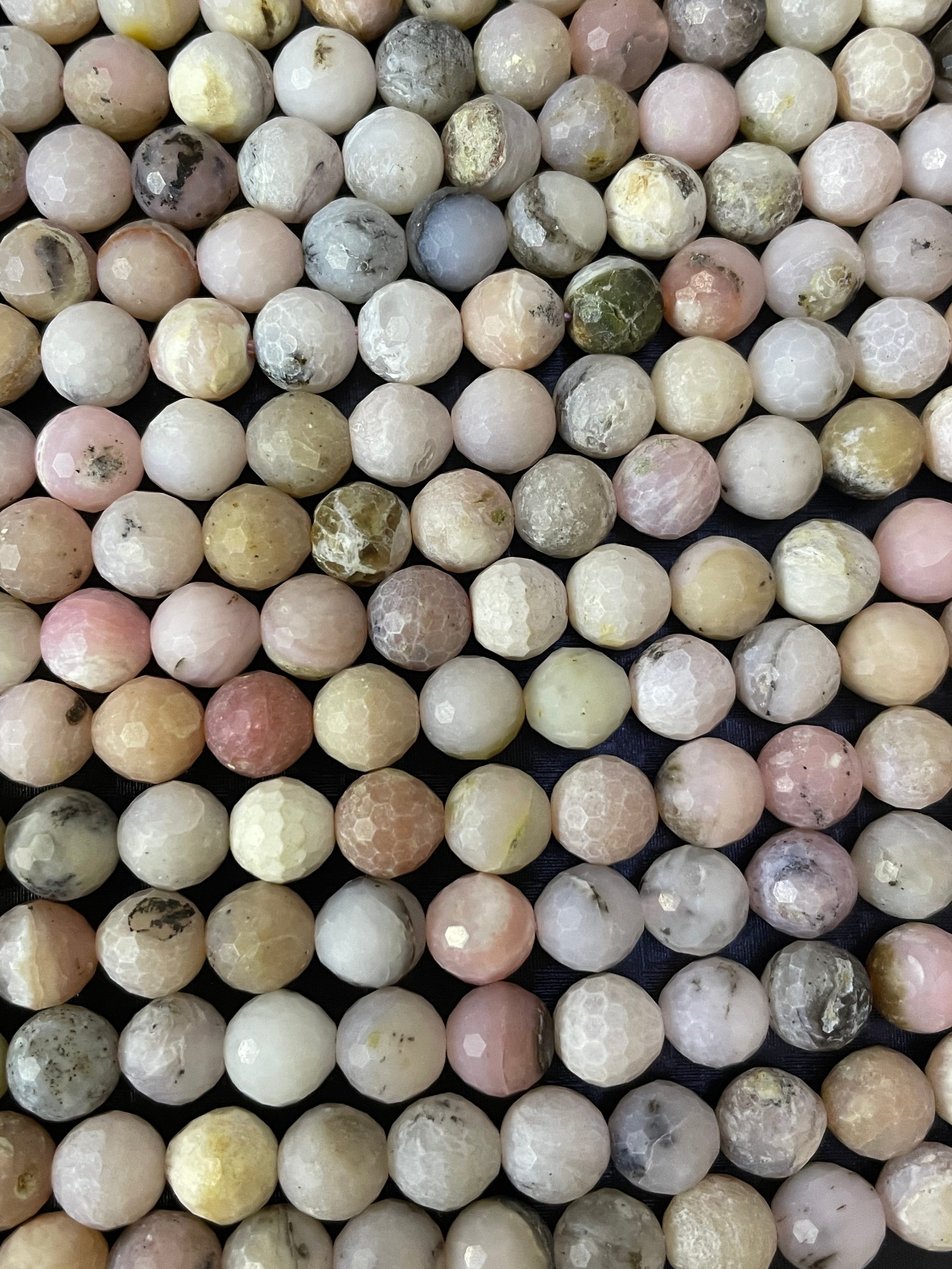 Andenopal Rosa 8mm facettiert