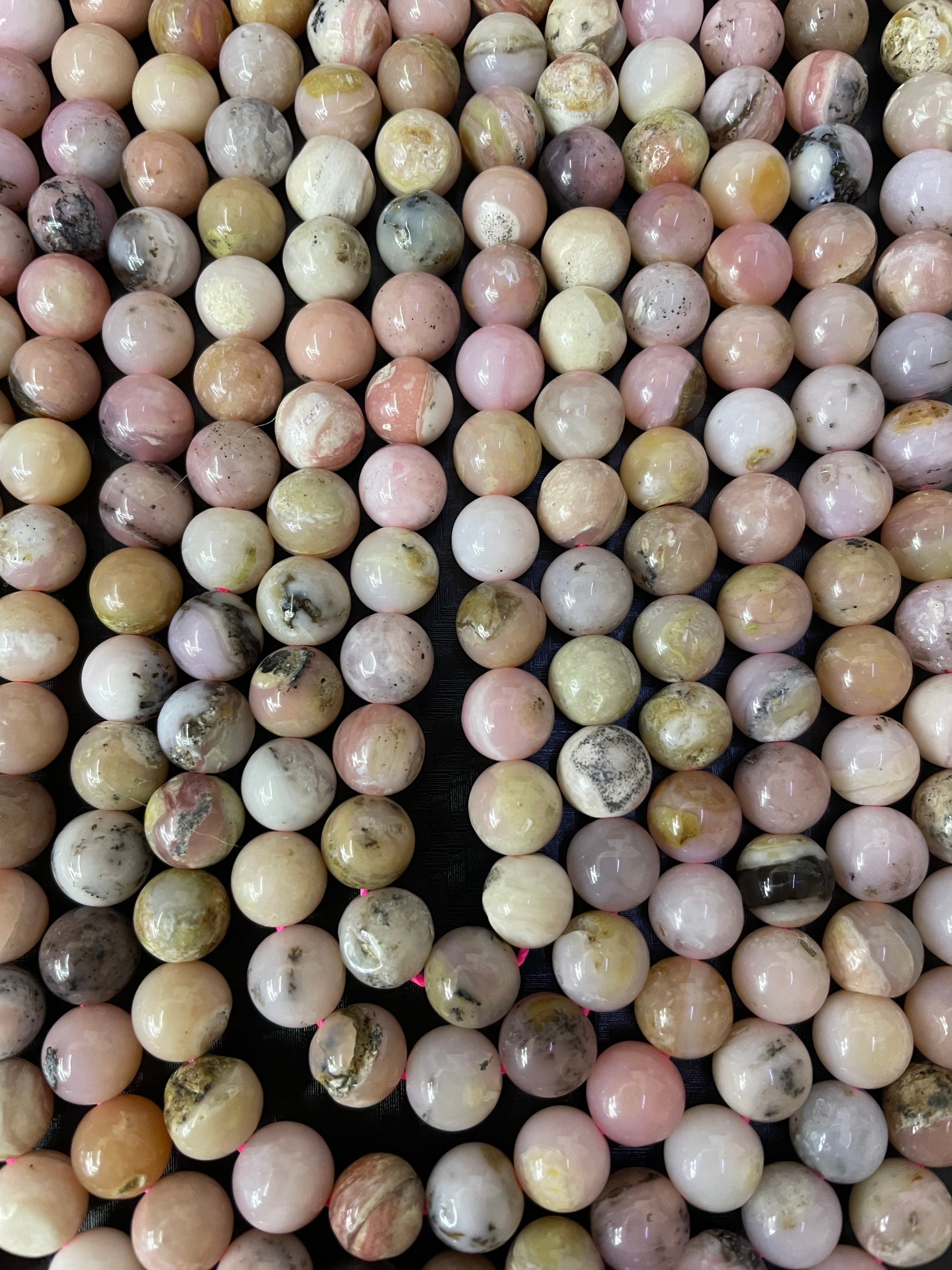 Fil de perles d'opale andine de 8 mm