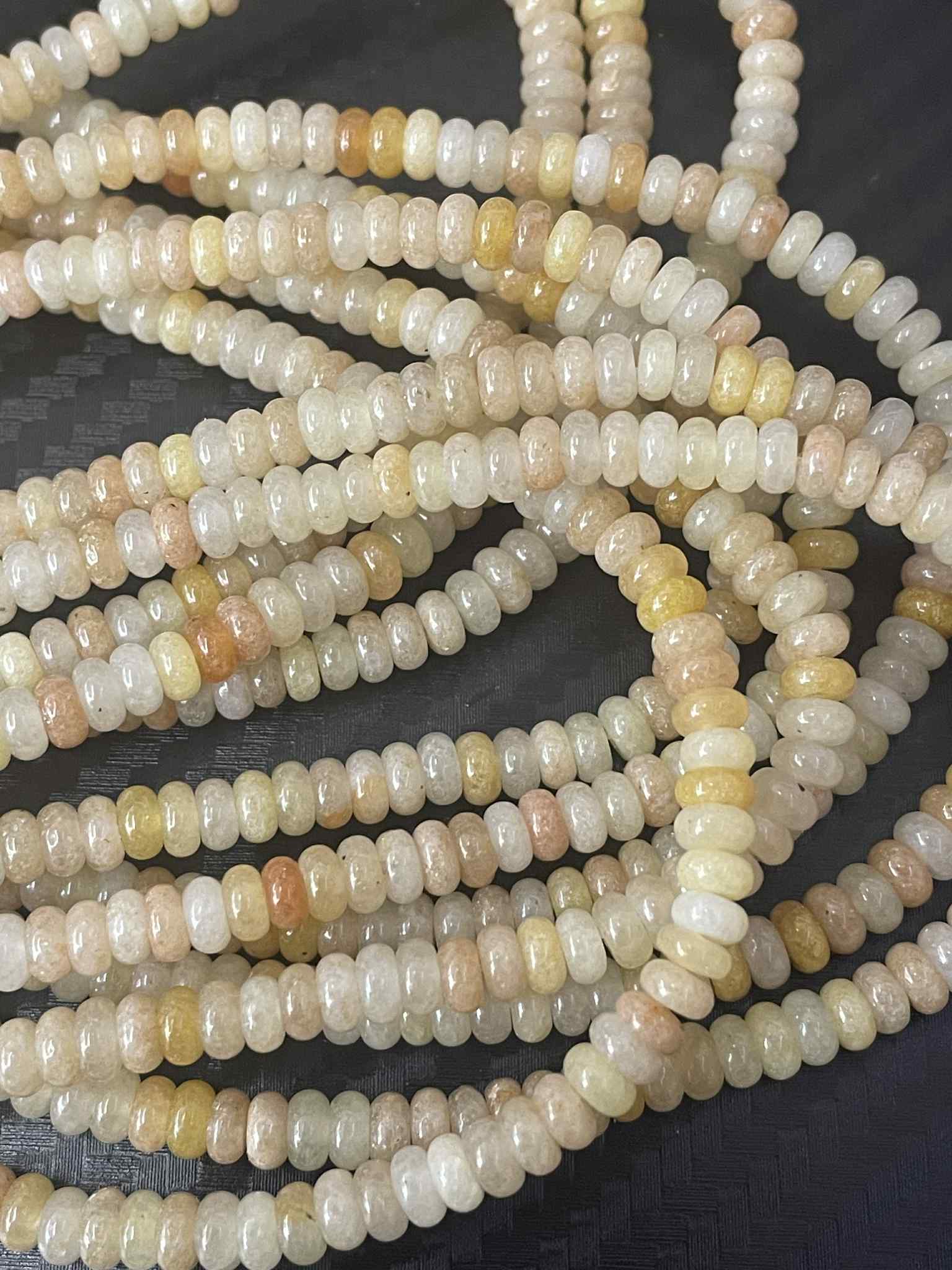 Aventurin orange Rondellen 4mm