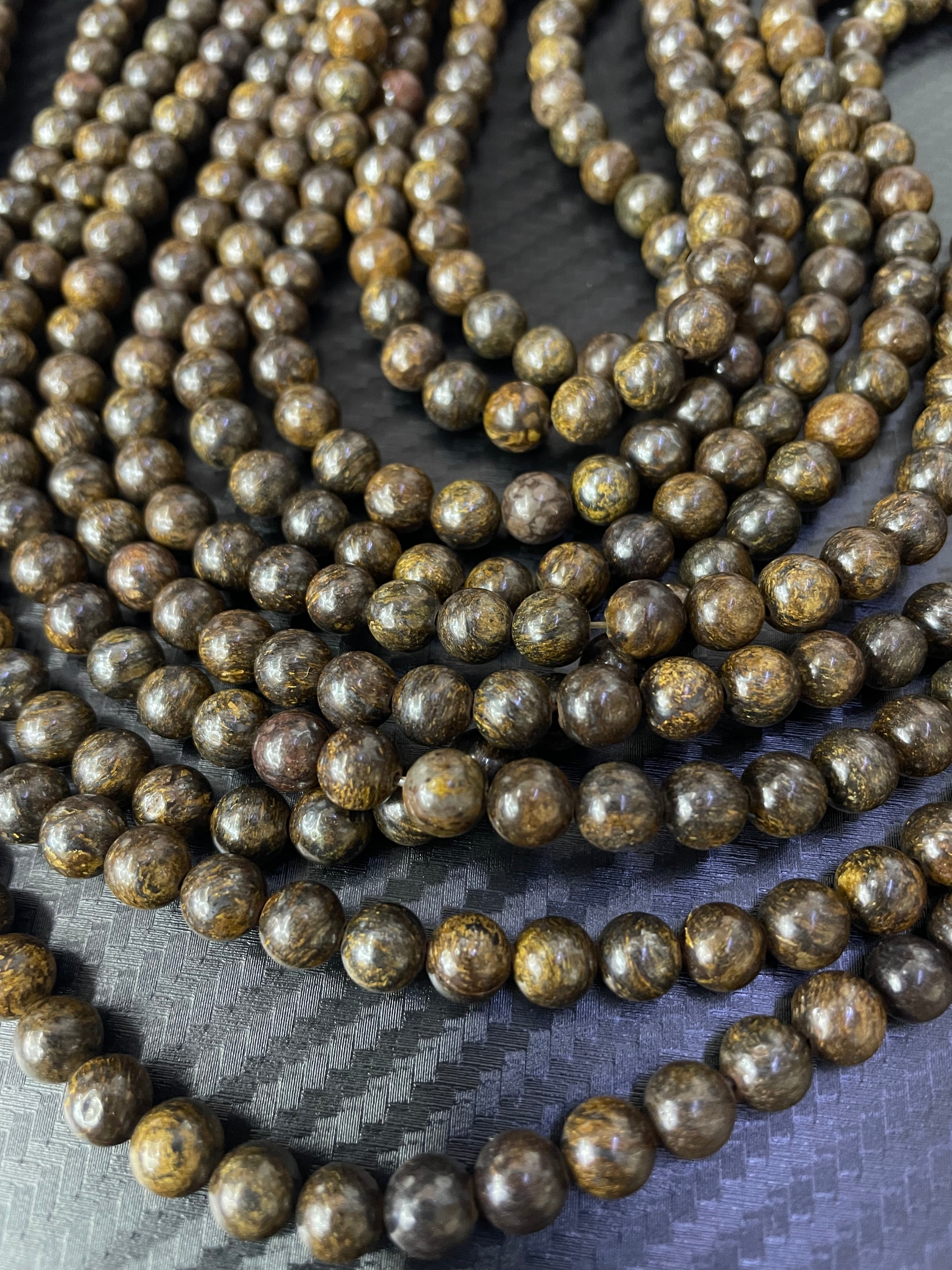Bronzit 6mm Kugelstrang