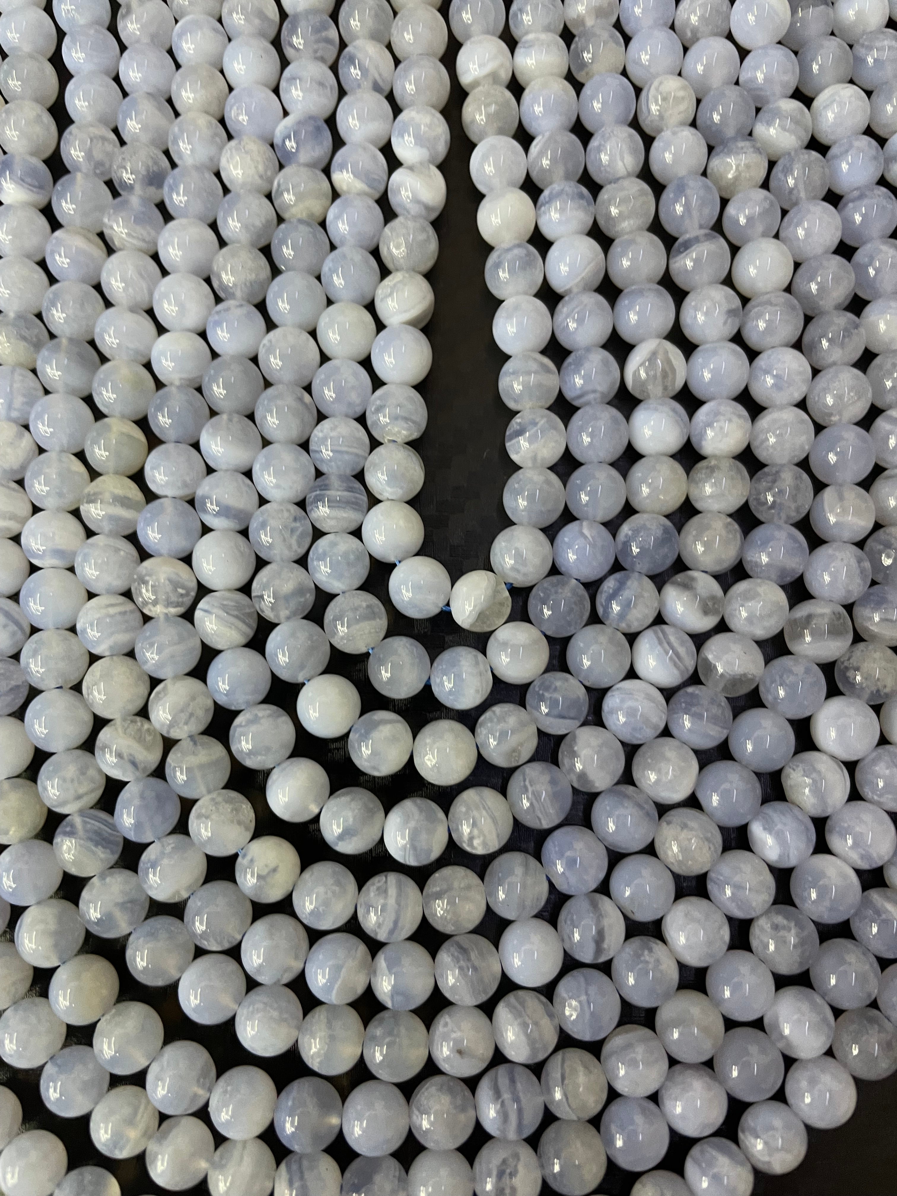 Chalcedon 4mm Kugelstrang