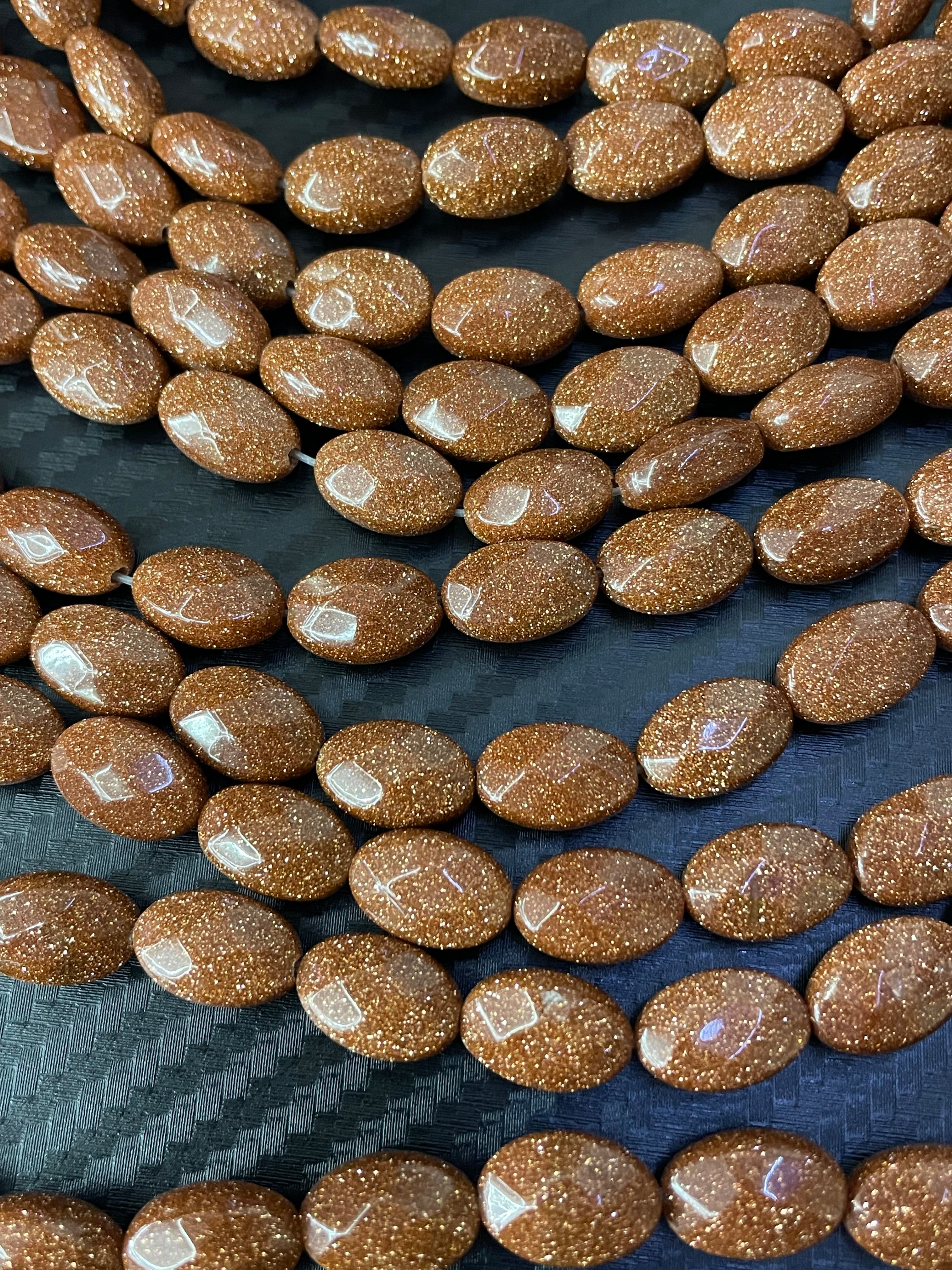 Fil d'or rouge rivière ovale facetté environ 12 x 9 mm