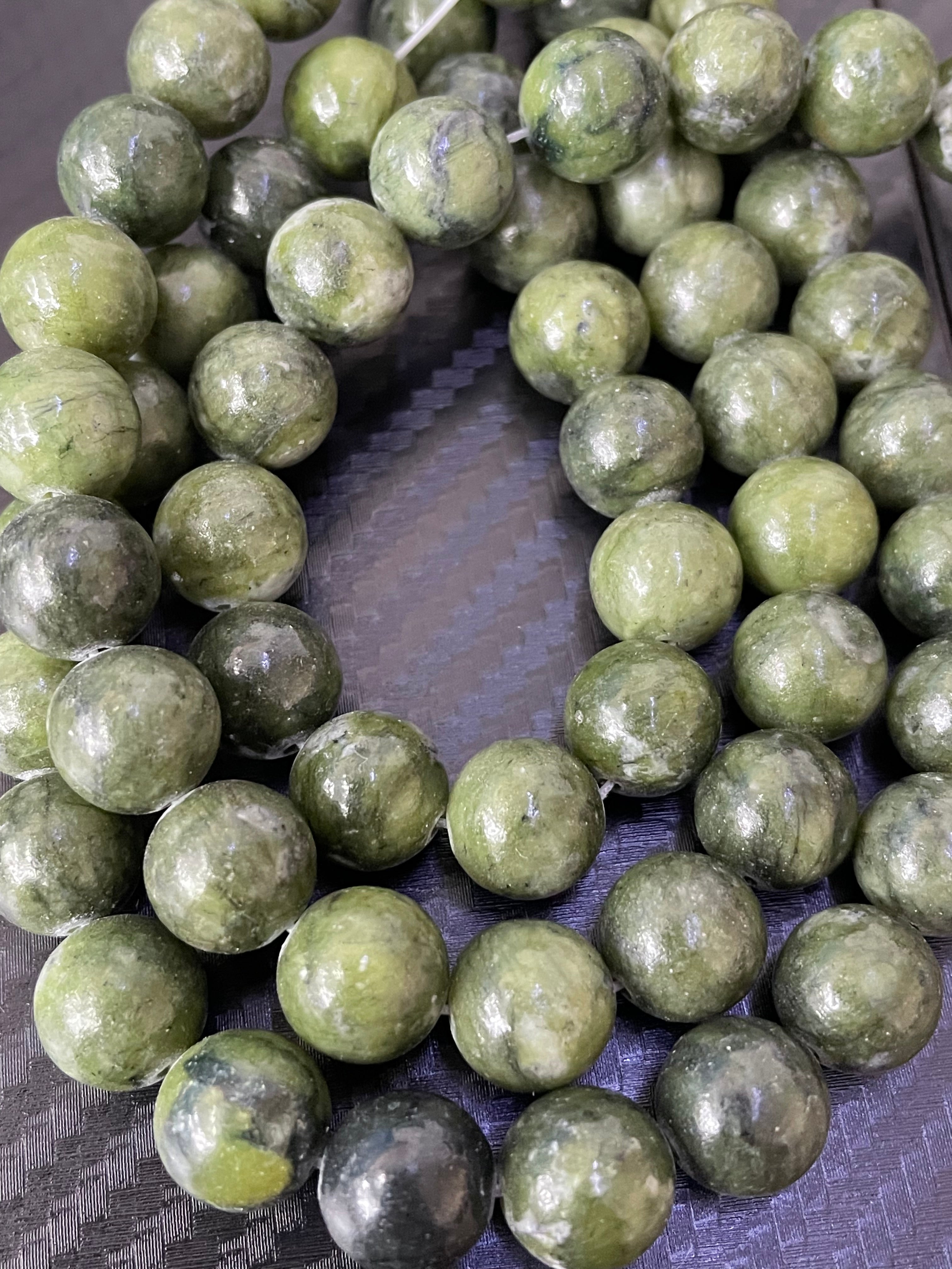 Jaspe vert 10 mm rare
