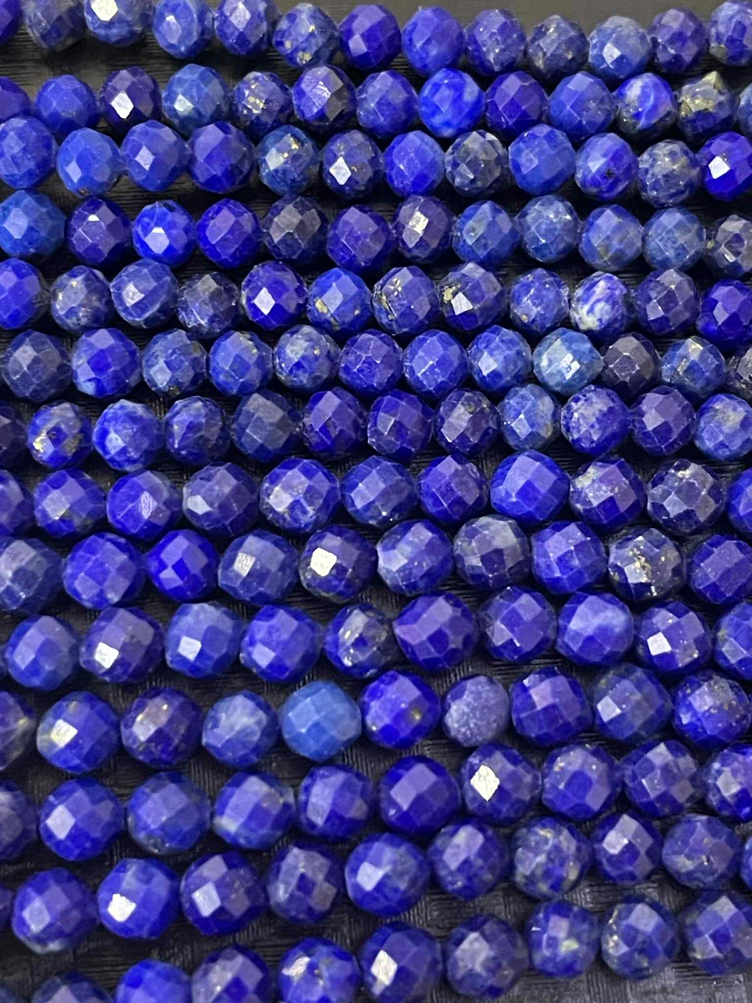 Lapis Lazuli 4mm facettiert