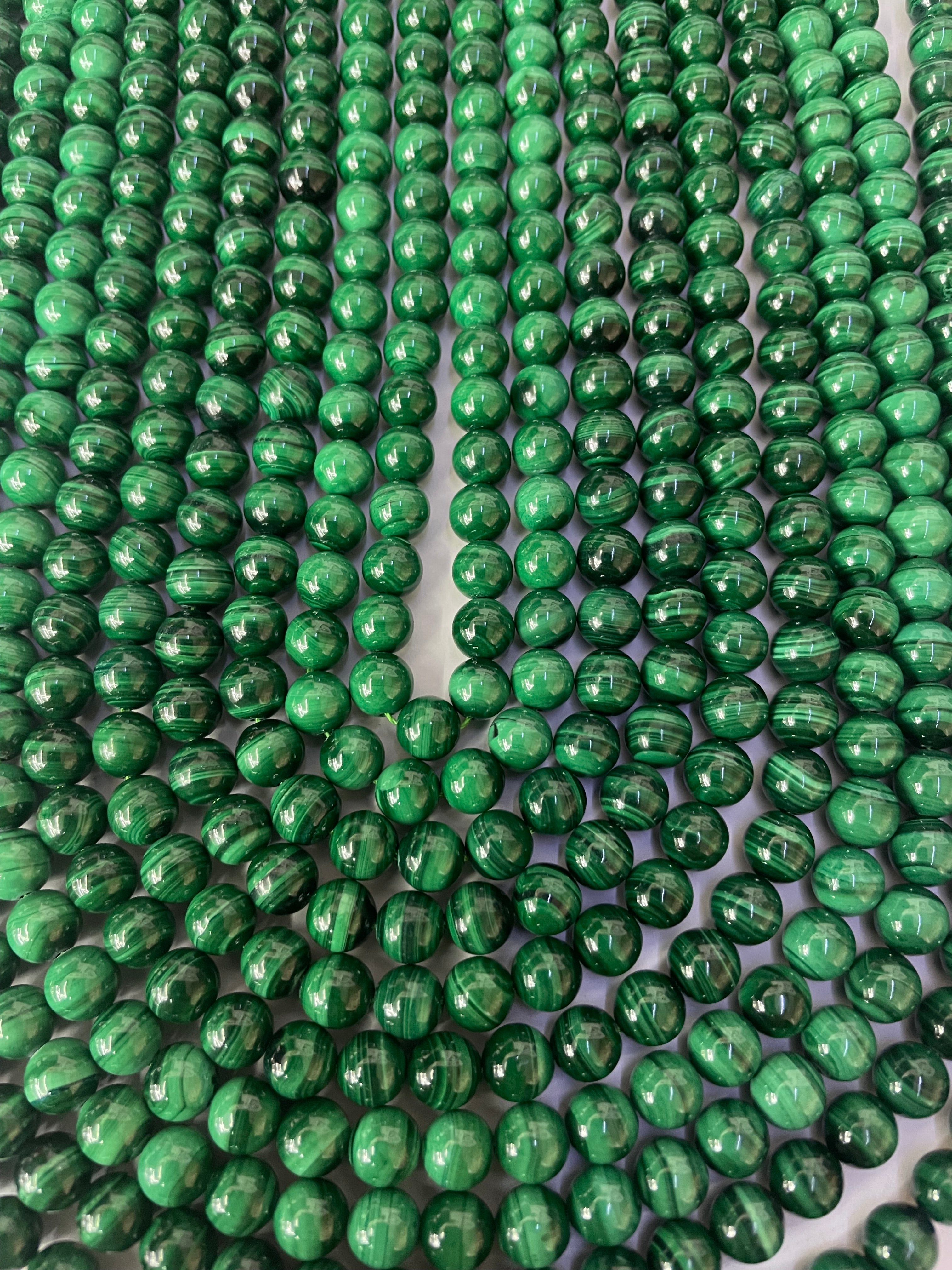 Malachit 6mm Kugelstrang