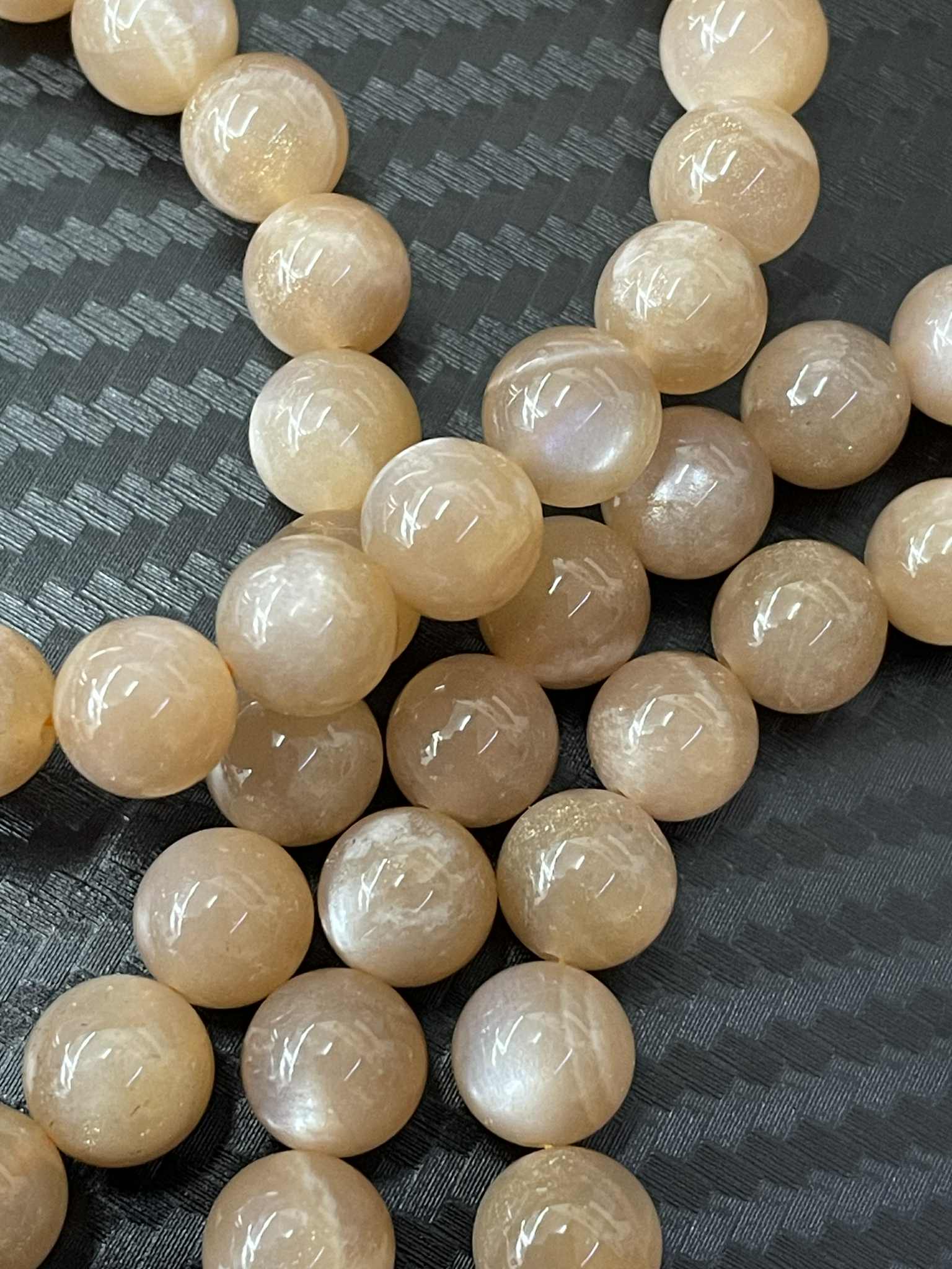 Mondstein Rosa Armband 8mm