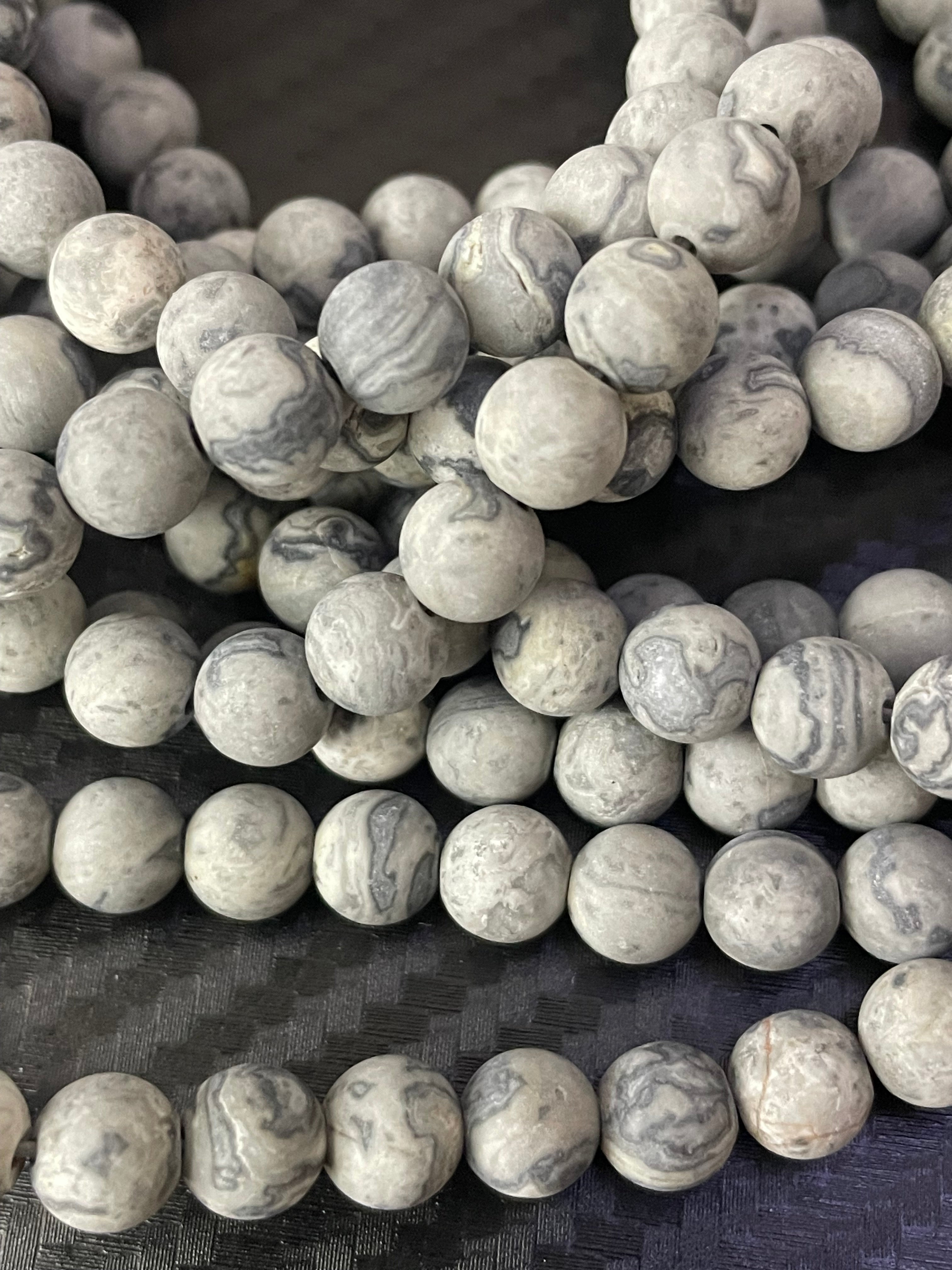 Picasso Jaspis 4mm Kugeln MATT Kanada