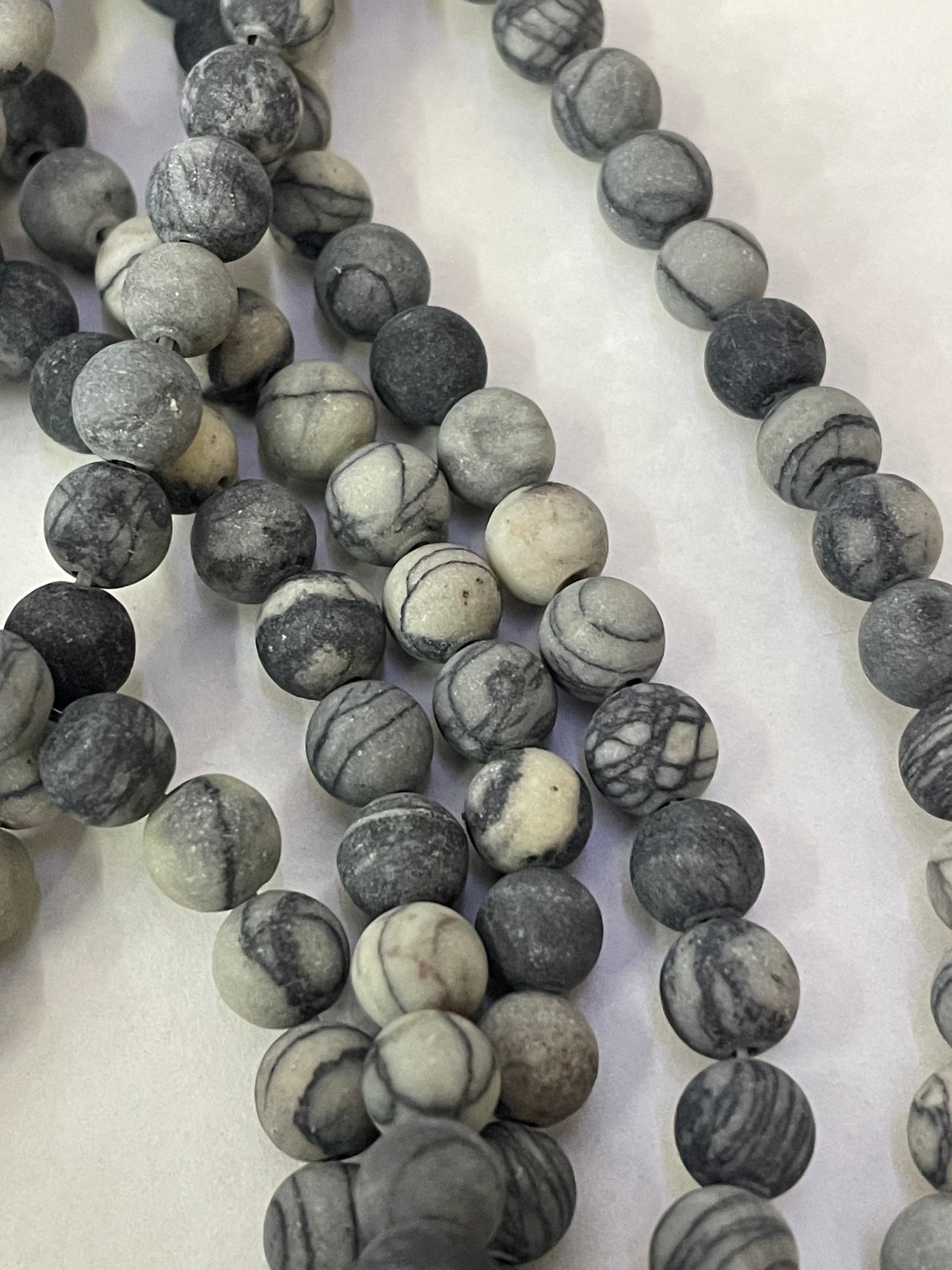 Picasso Jaspis 4mm matt Mexiko