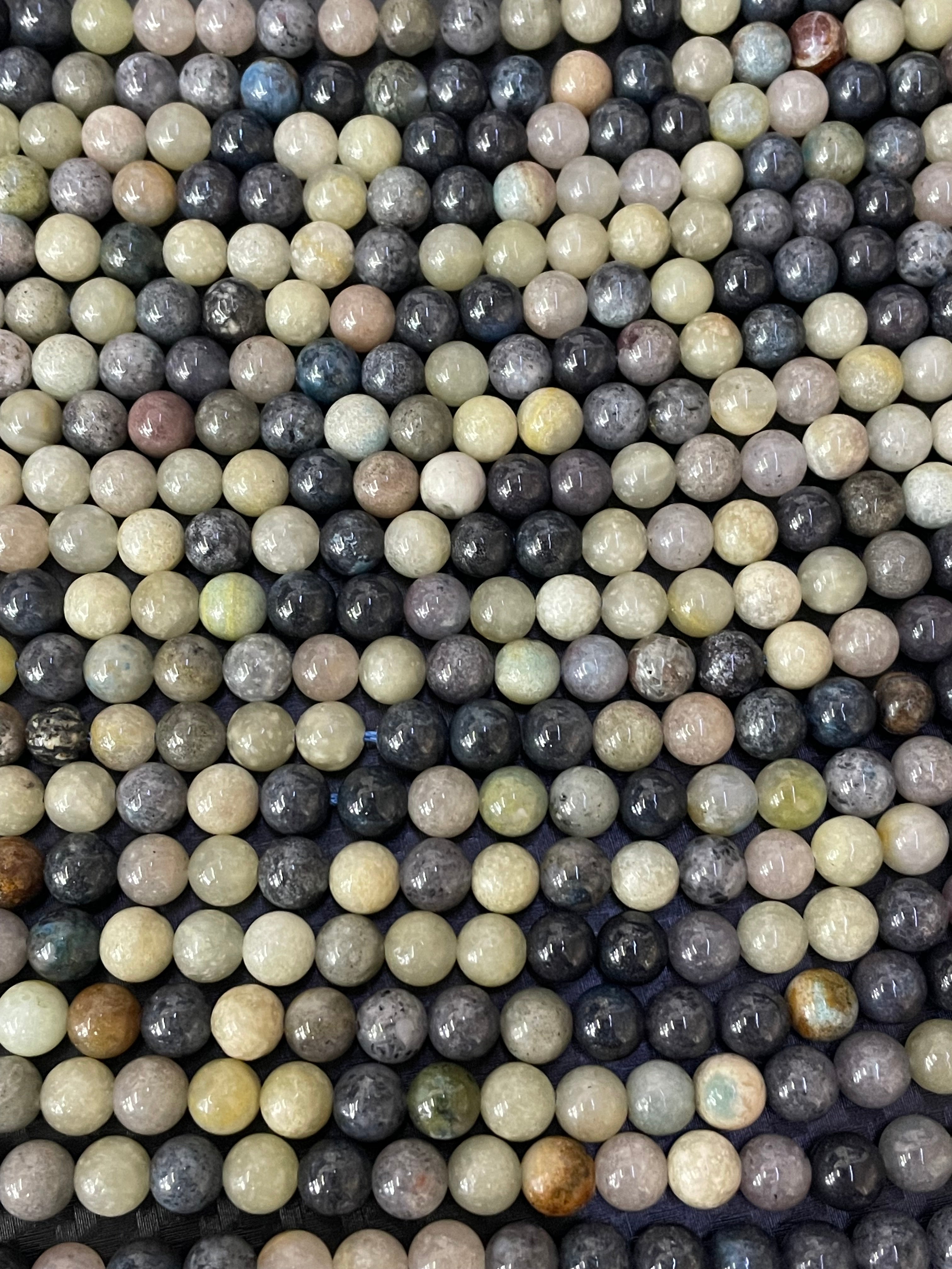 Scorzalith 6mm Kugelstrang Schweden Testschliff