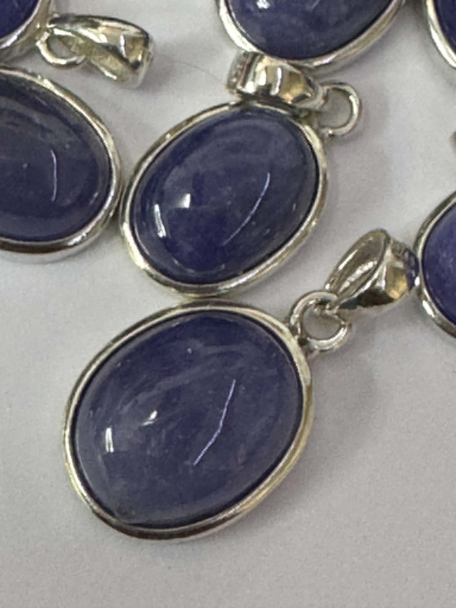 Tansanit Anhänger 925 Silber
