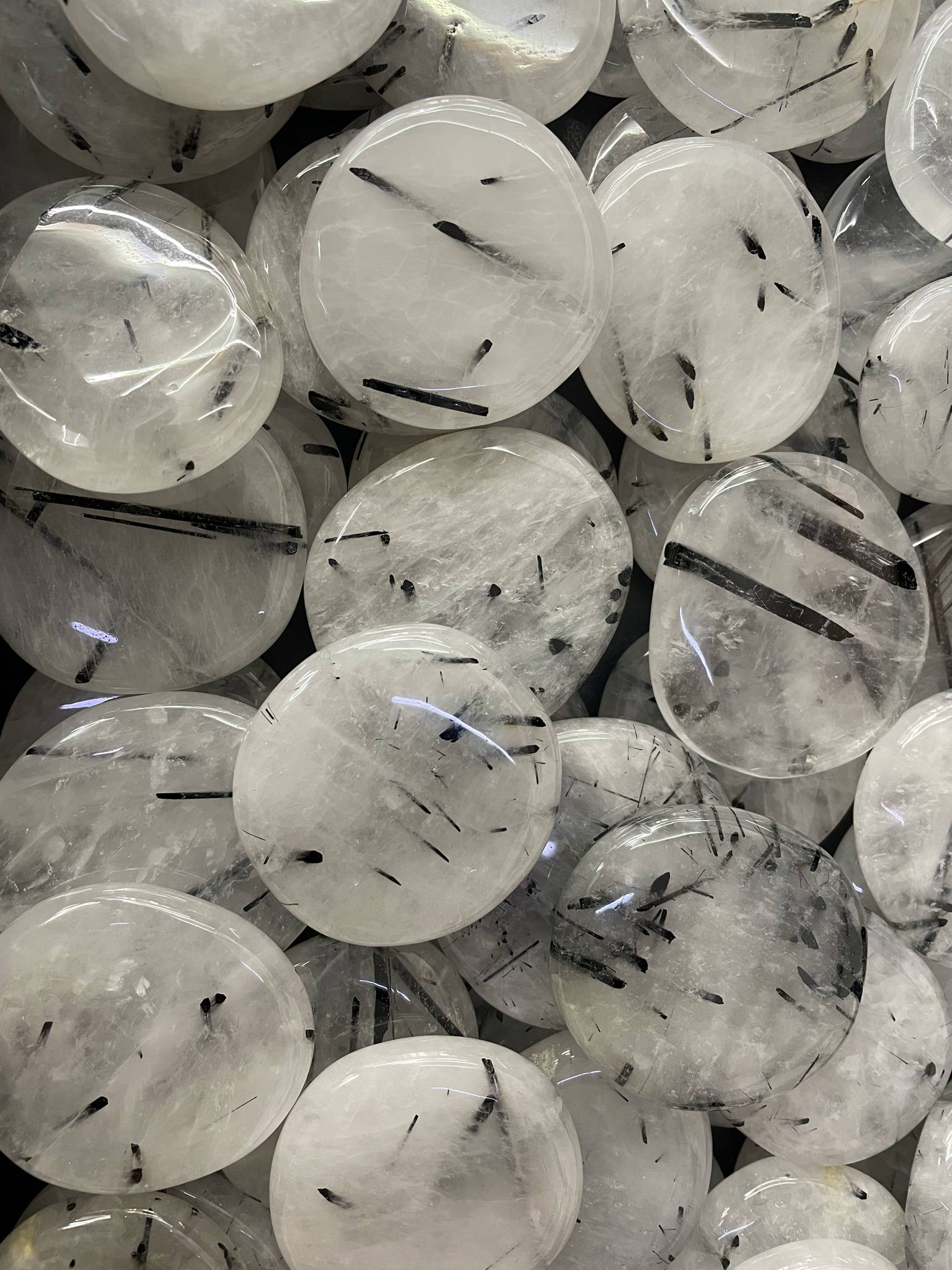 Turmalinquarz Handschmeichler MAXI 500g TOP