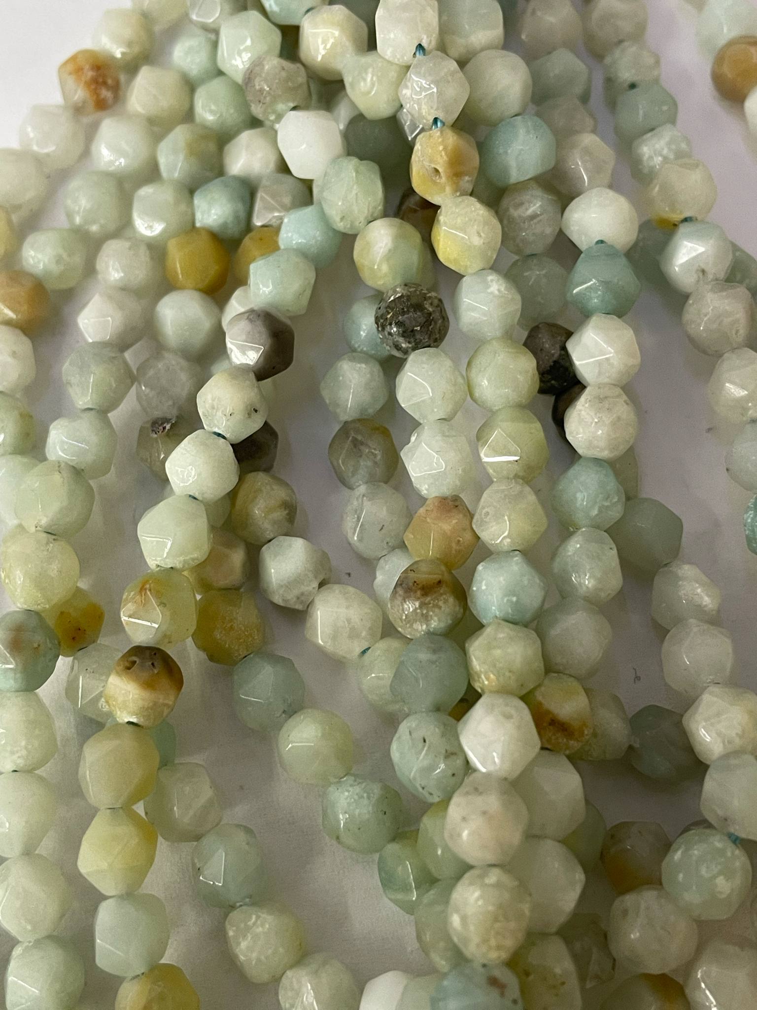 Cristal d'Amazonite taillé 10 mm