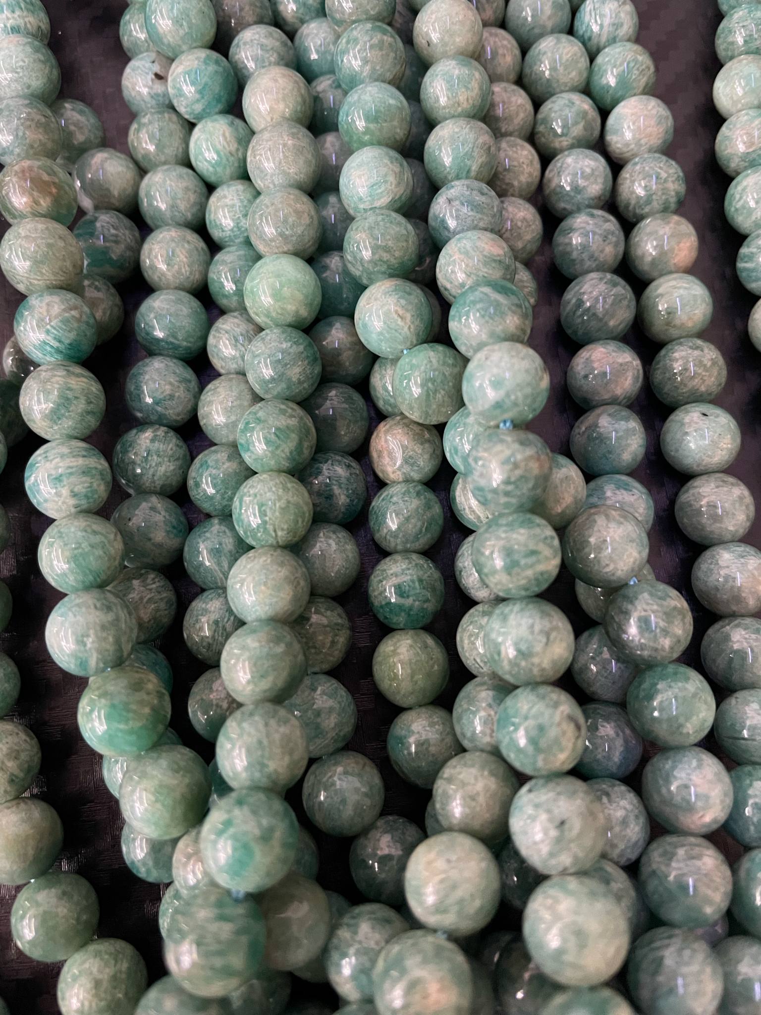 Amazonit Kugeln ca 8mm Russland
