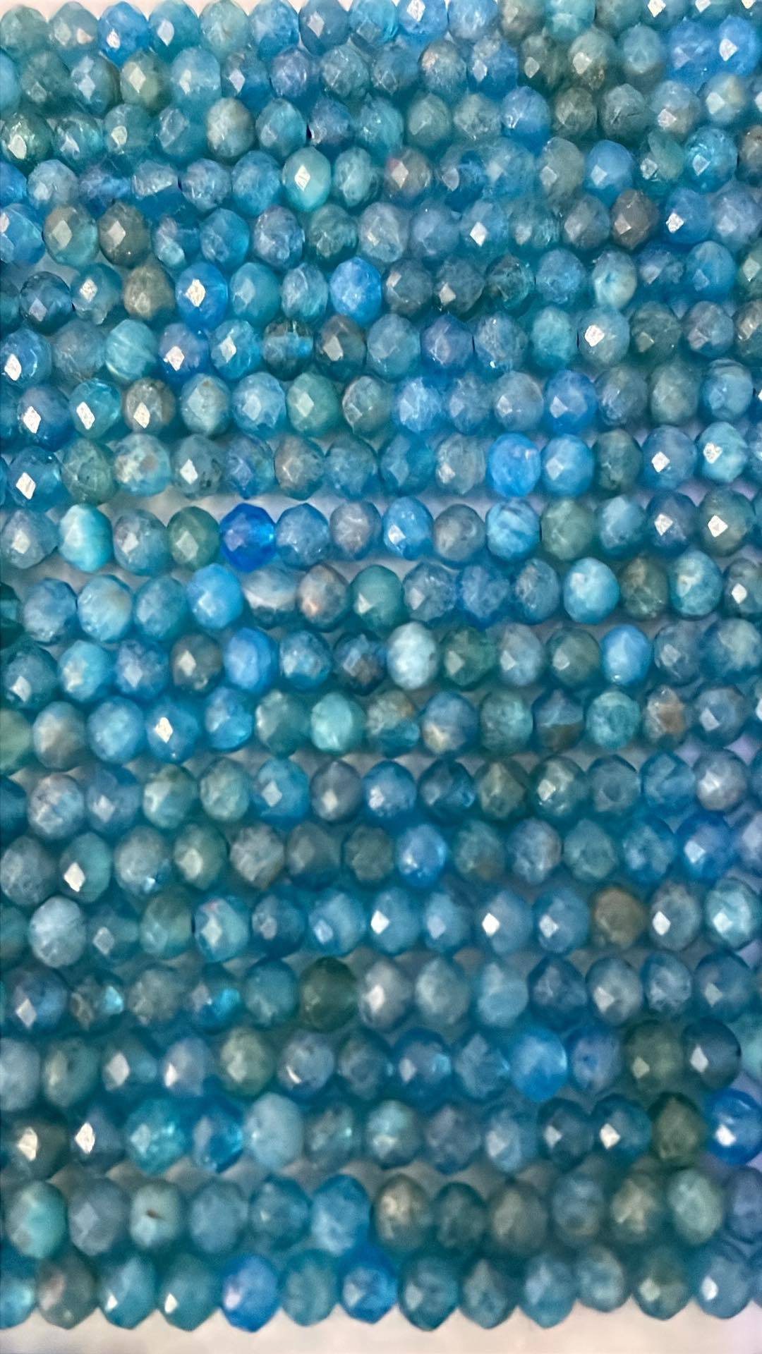 Apatit 2.5mm facettiert flach