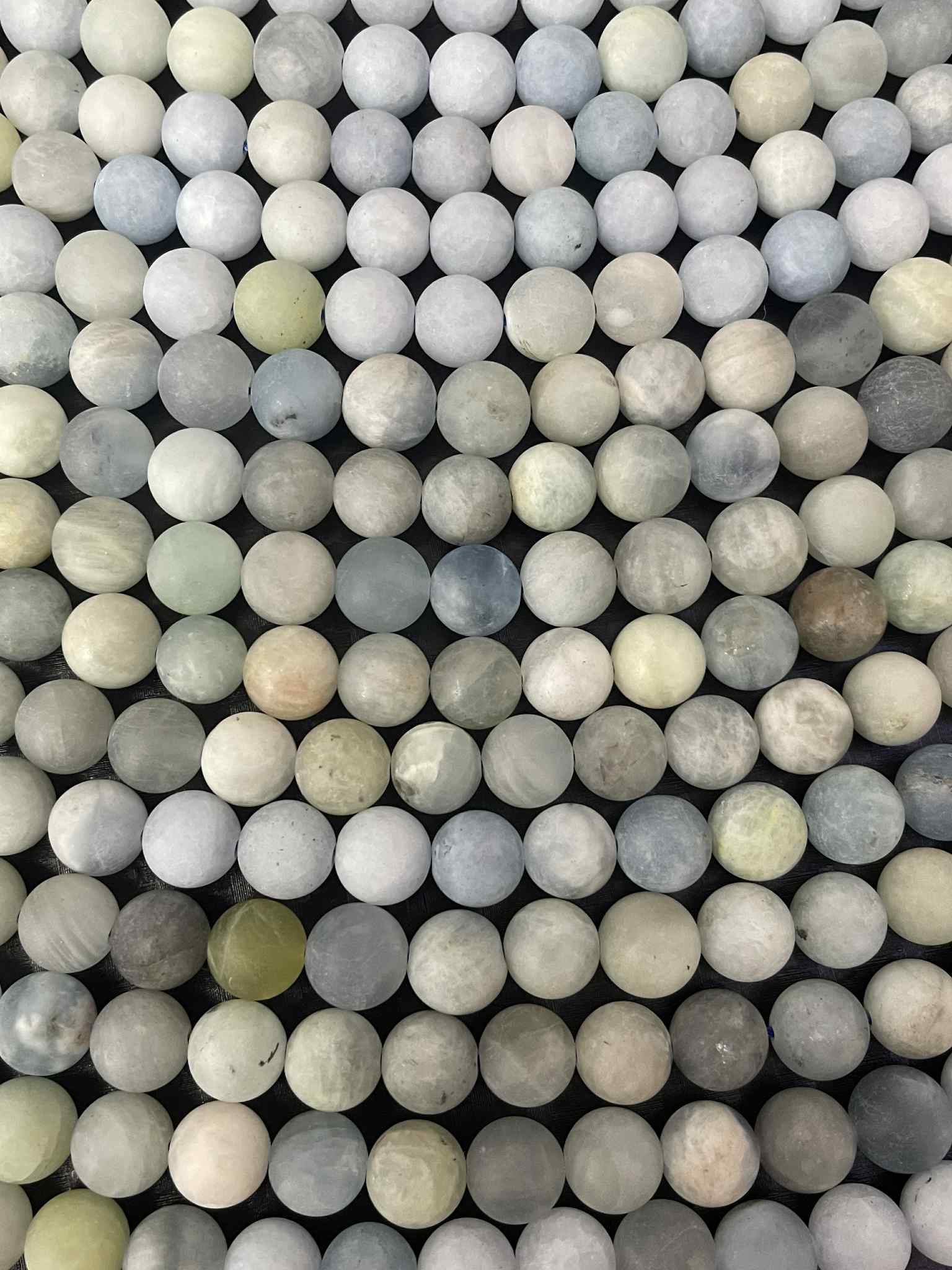 Aquamarin 10mm Strang matt