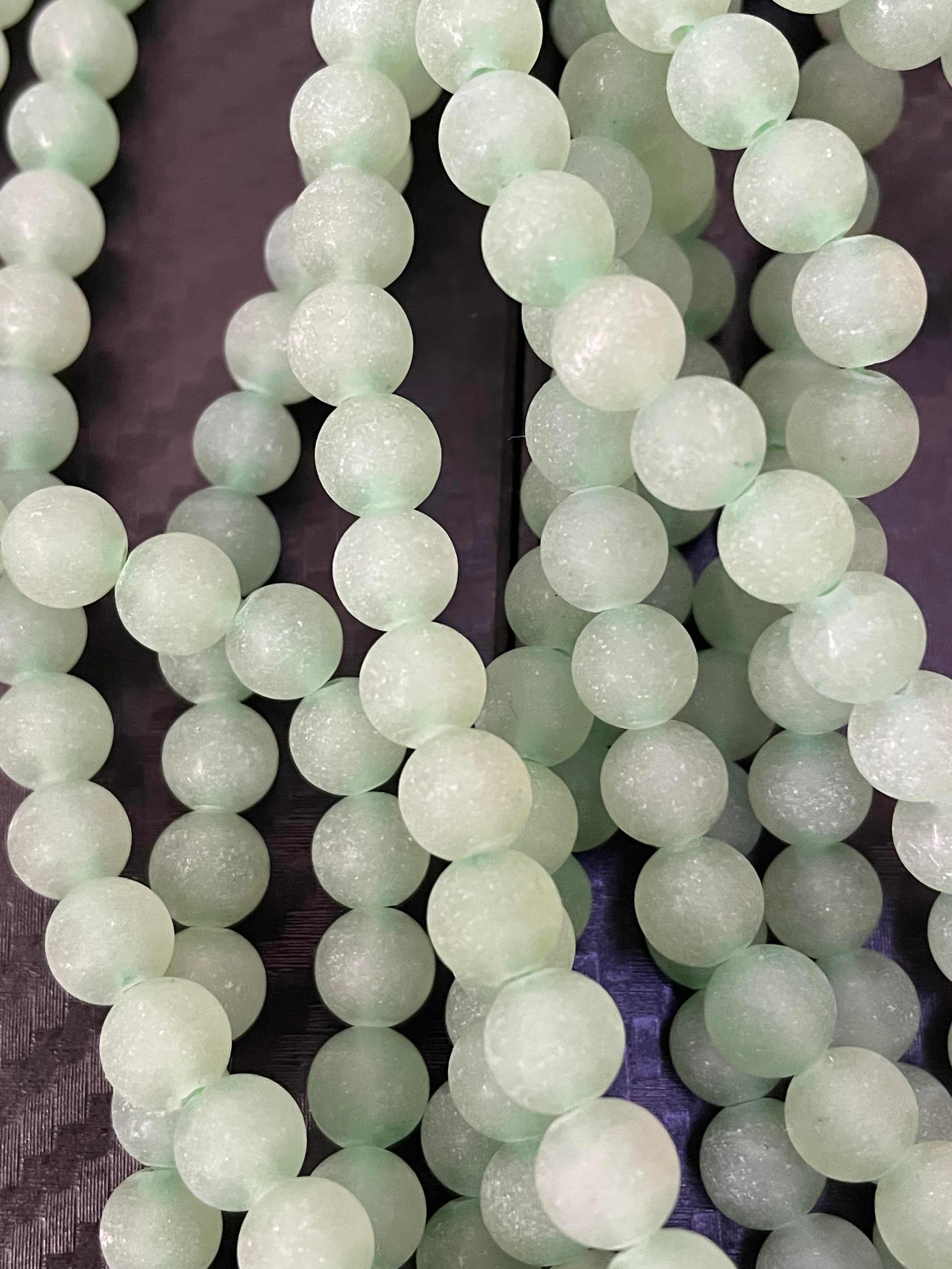 Aventurine verte 6 mm mate