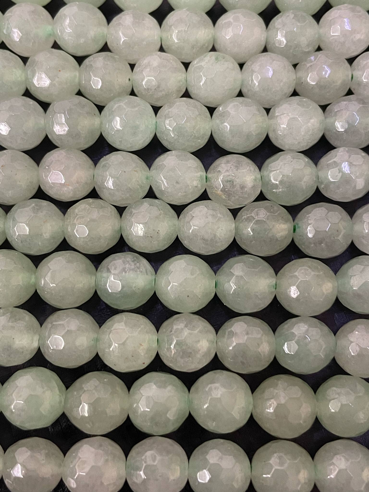 Aventurin grün Kugeln 10mm FACETTIERT