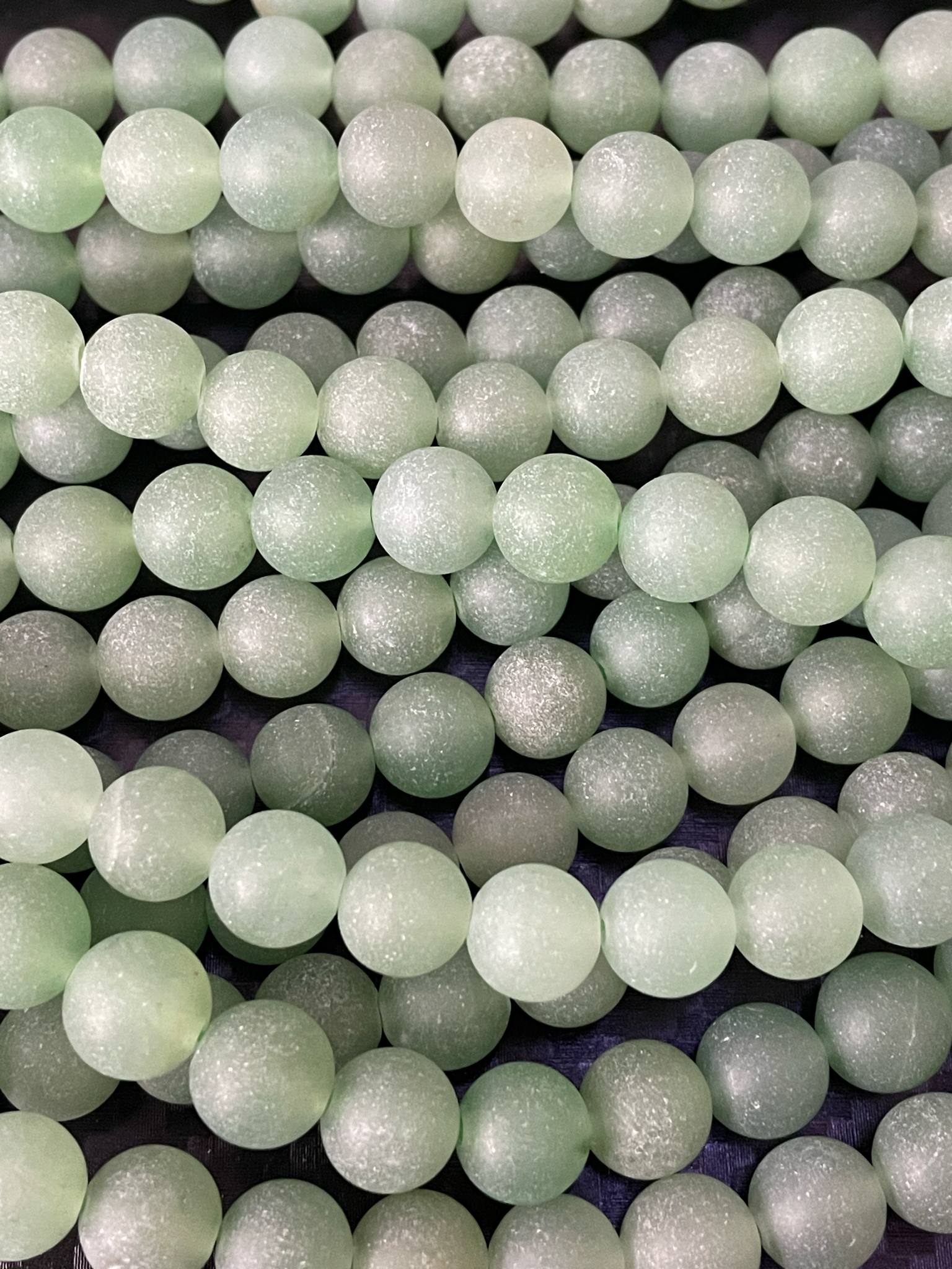 Aventurin grün Kugeln ca 8mm MATT