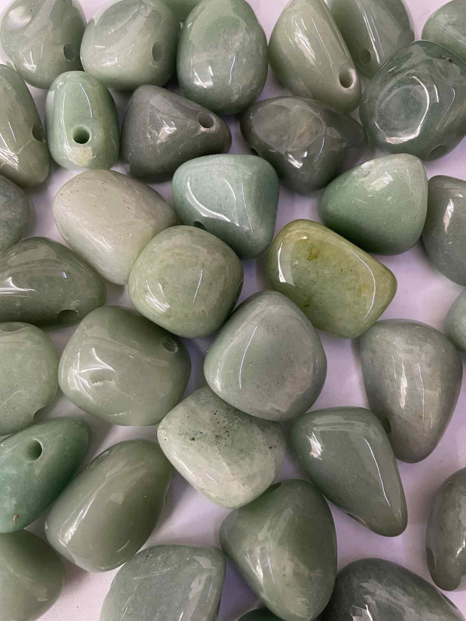 Aventurin Trommelstein gelocht Anhänger