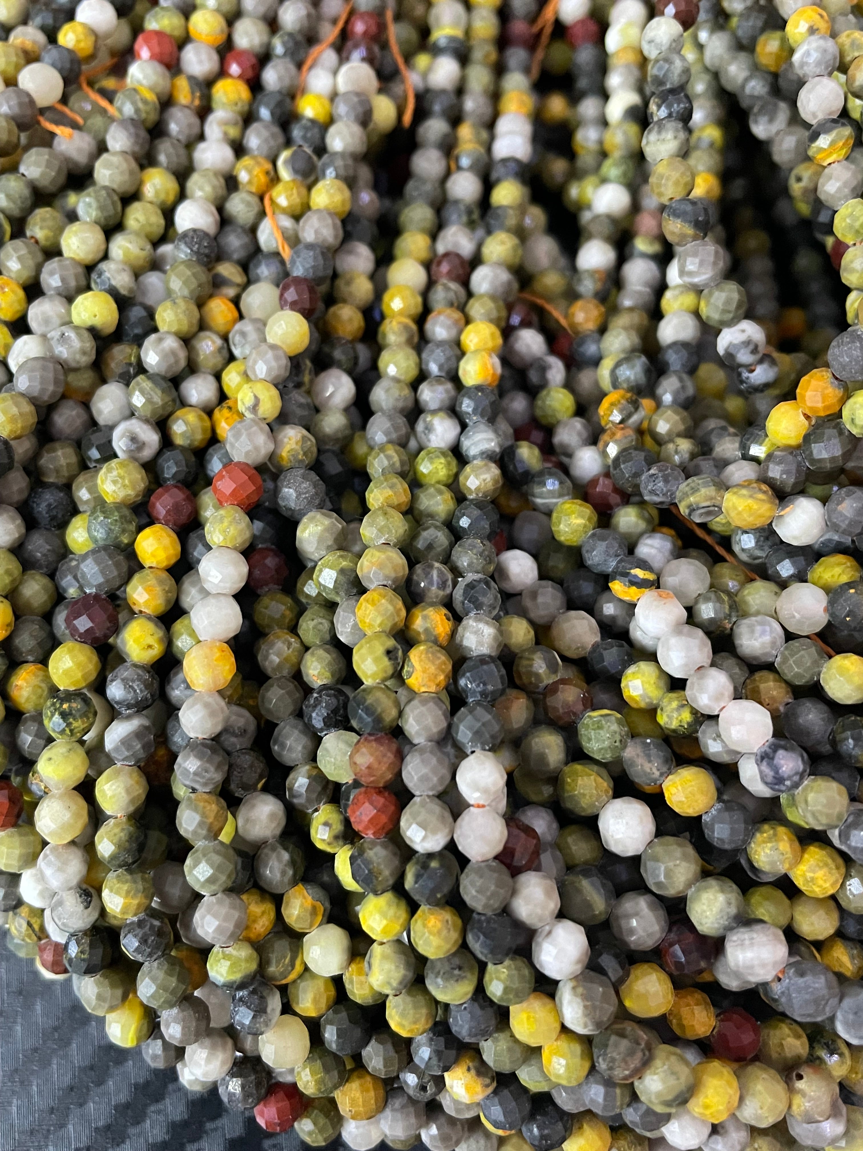 Eclipse Strang Bumblebee 4mm Kugeln facettiert