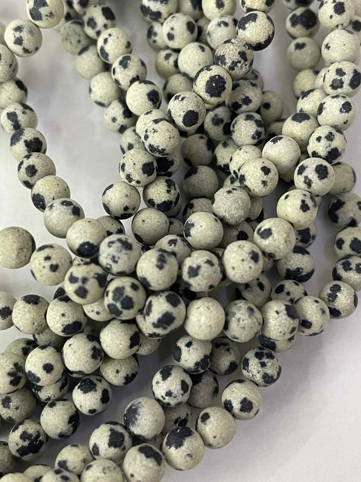 Dalmatiner Jaspis 4mm Matt