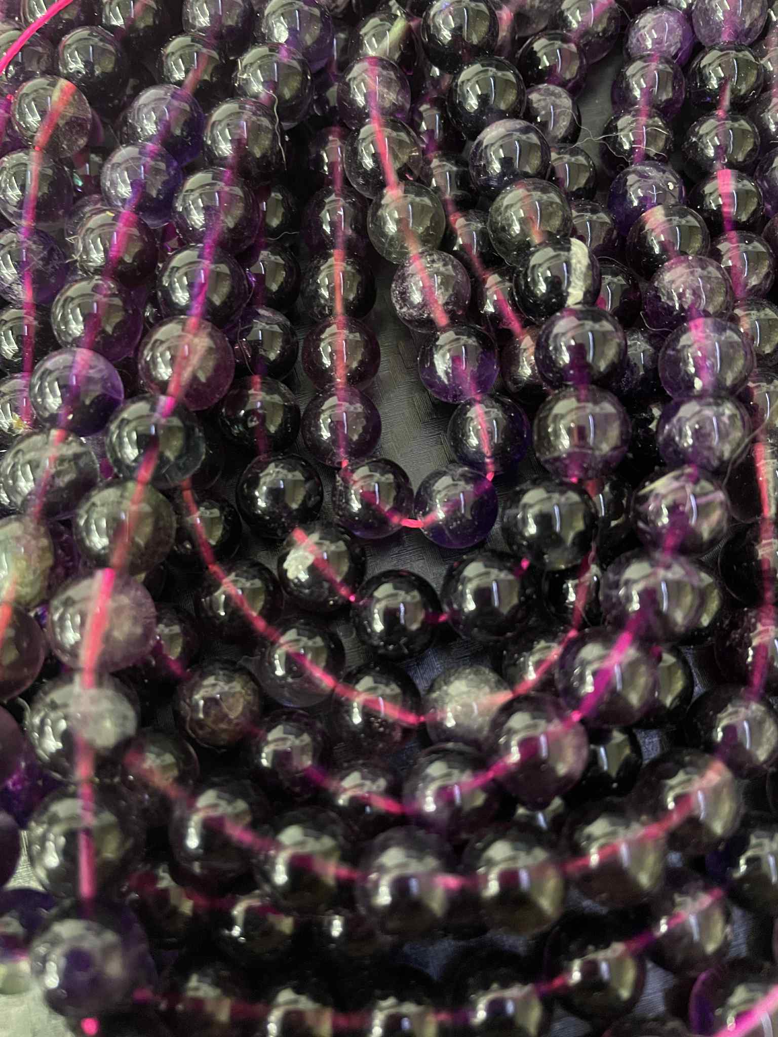 Fluorit 8mm Lila TOP