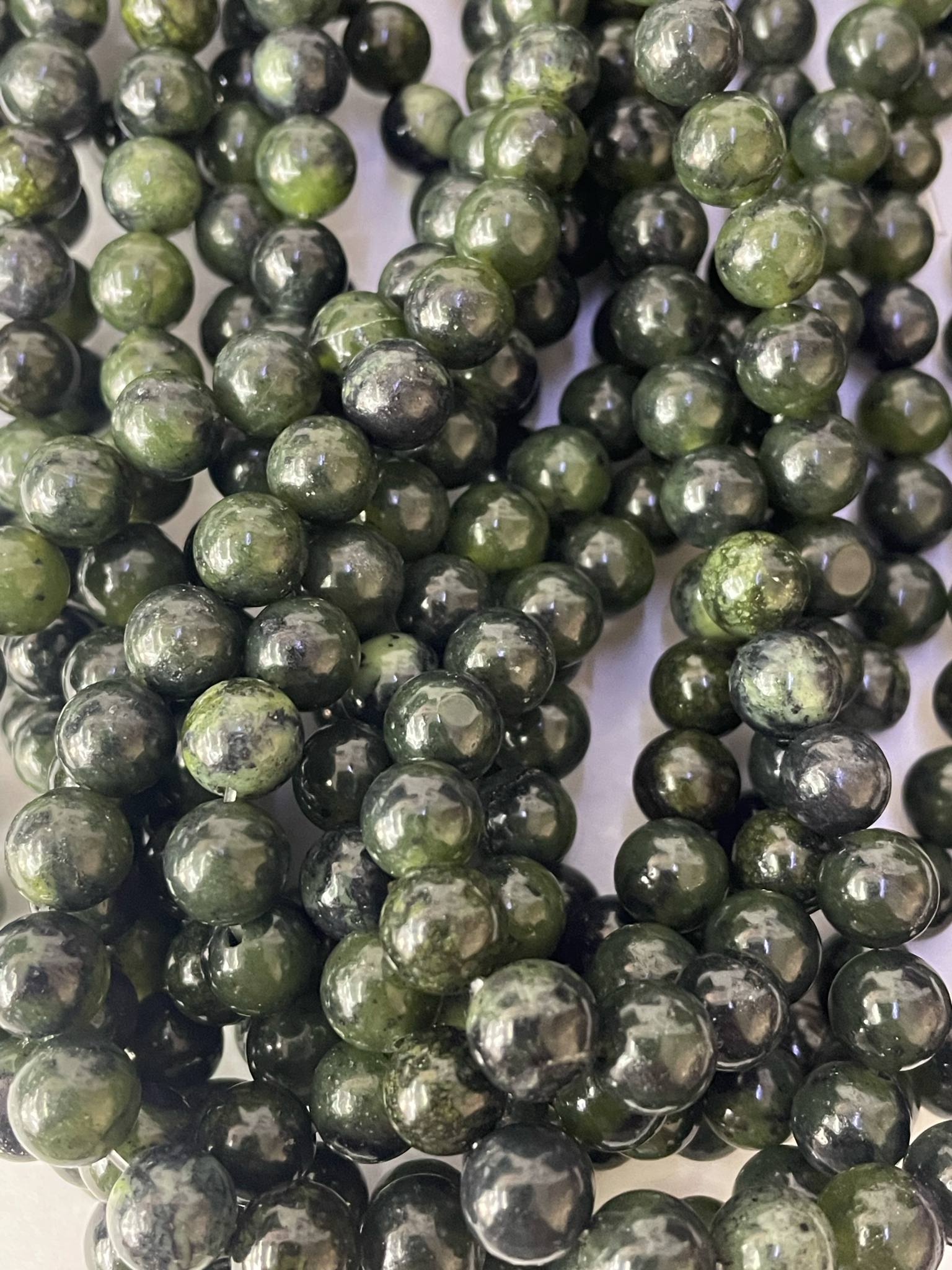 Jade Néphrite Canada 8 mm