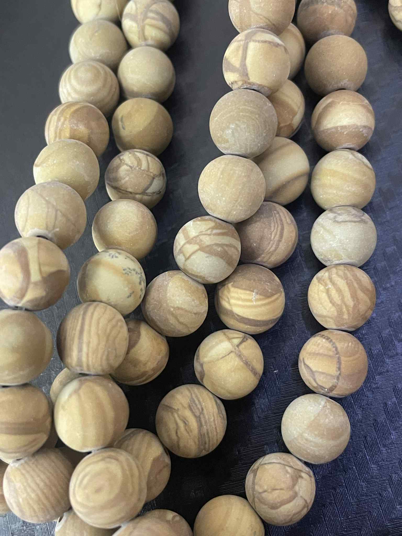10mm Kugeln Landschafts Jaspis AUSTRALIEN MATT