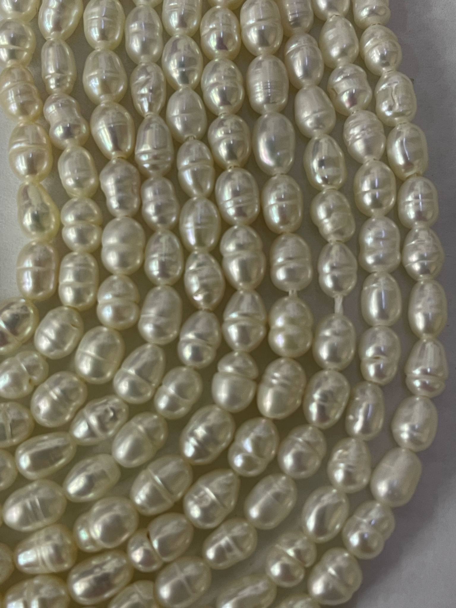 Süsswasser Perlen ca. 3.5 x 5mm