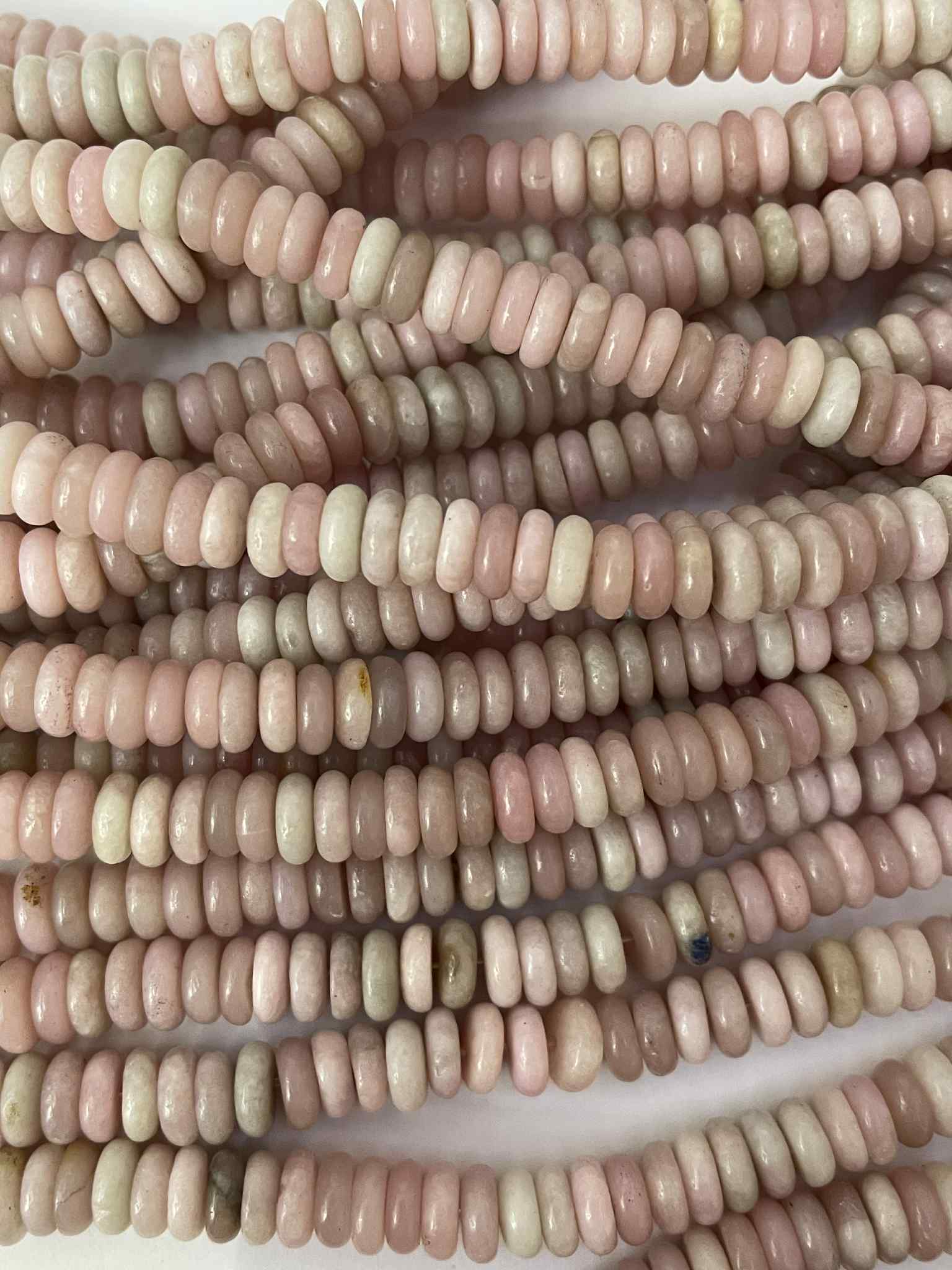 Pink Opal 6mm Rondellenstrang