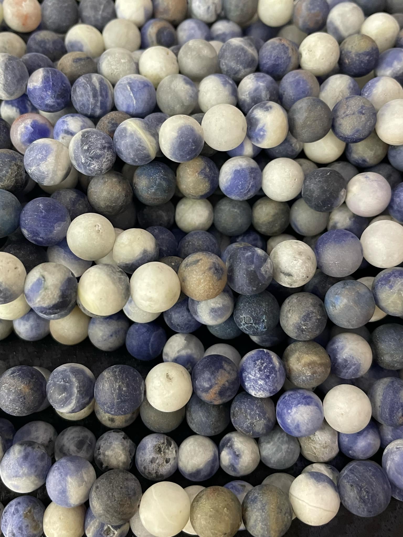 Sodalite claire brin 6 mm Brésil MAT