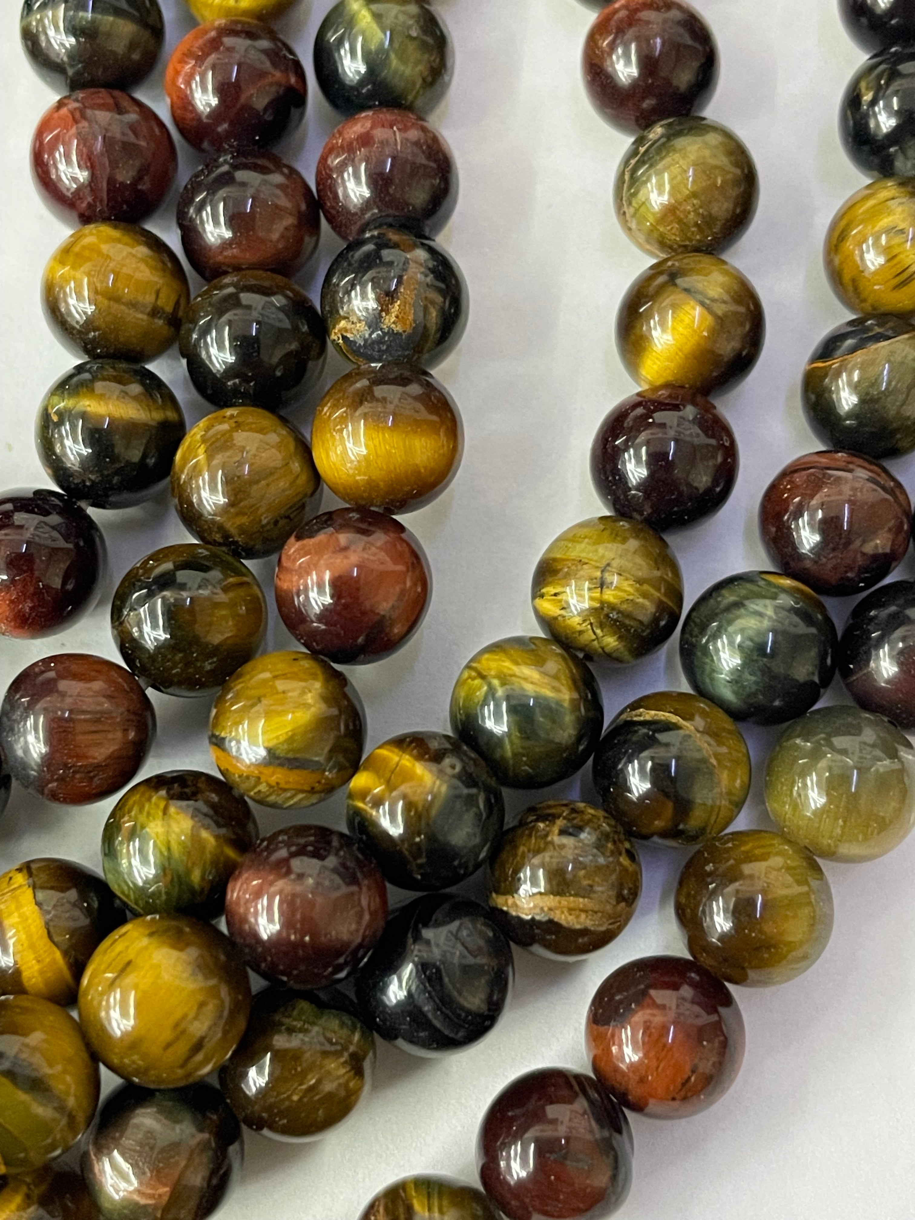 Oeil de tigre 12 mm Mix Strand