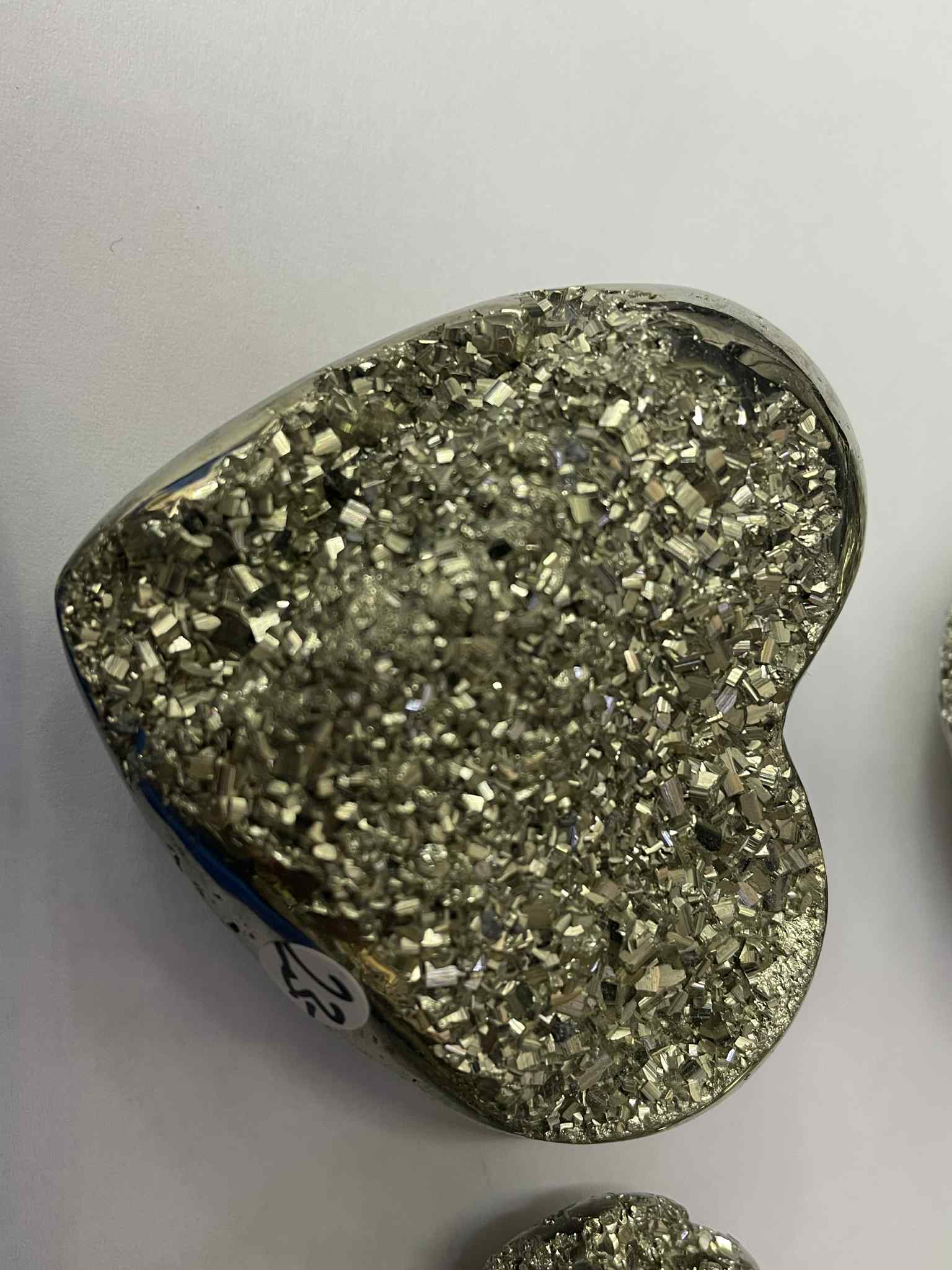 Pyrit Herzen 4er Set