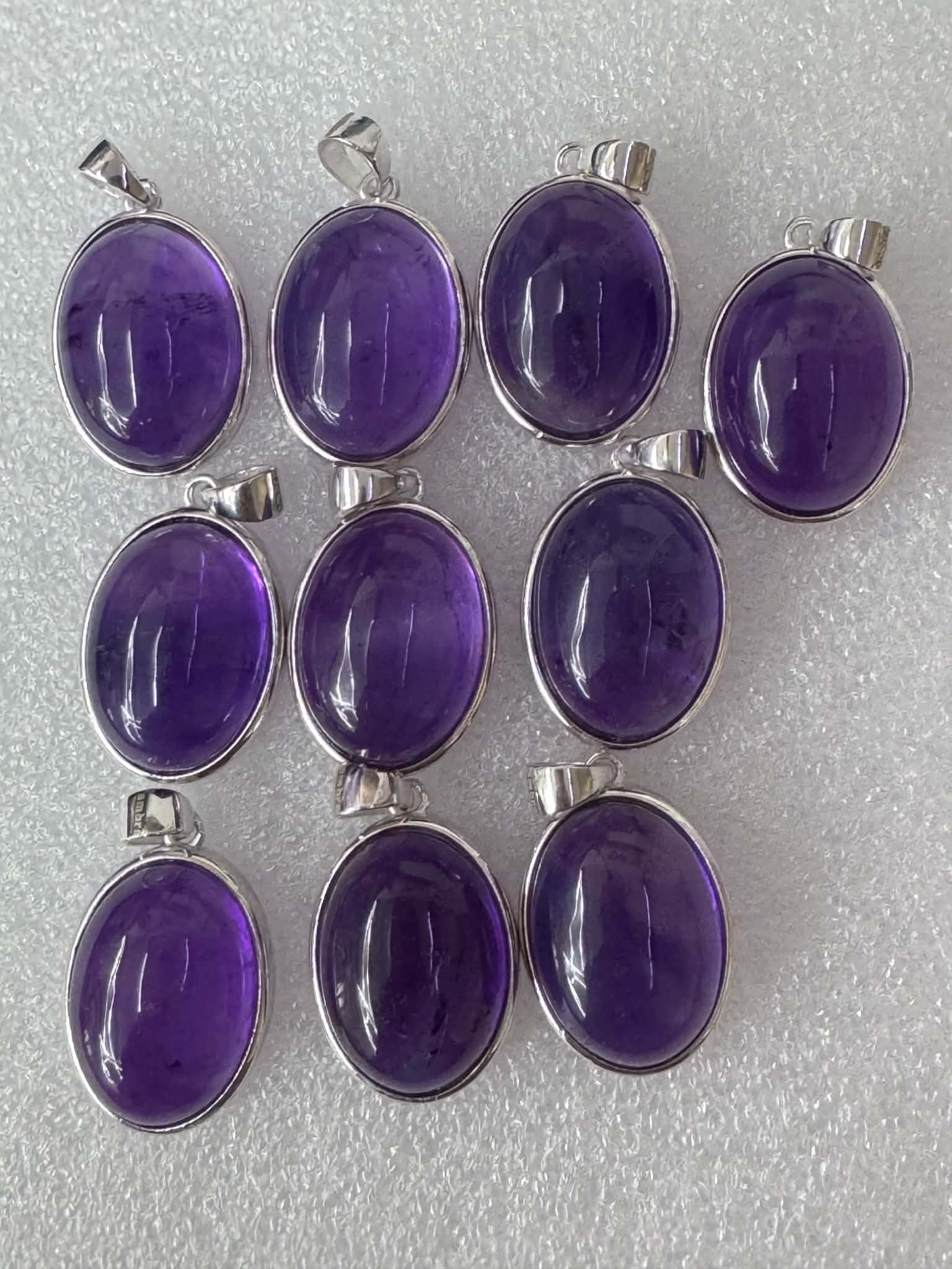Amethyst Anhänger 925 Silber