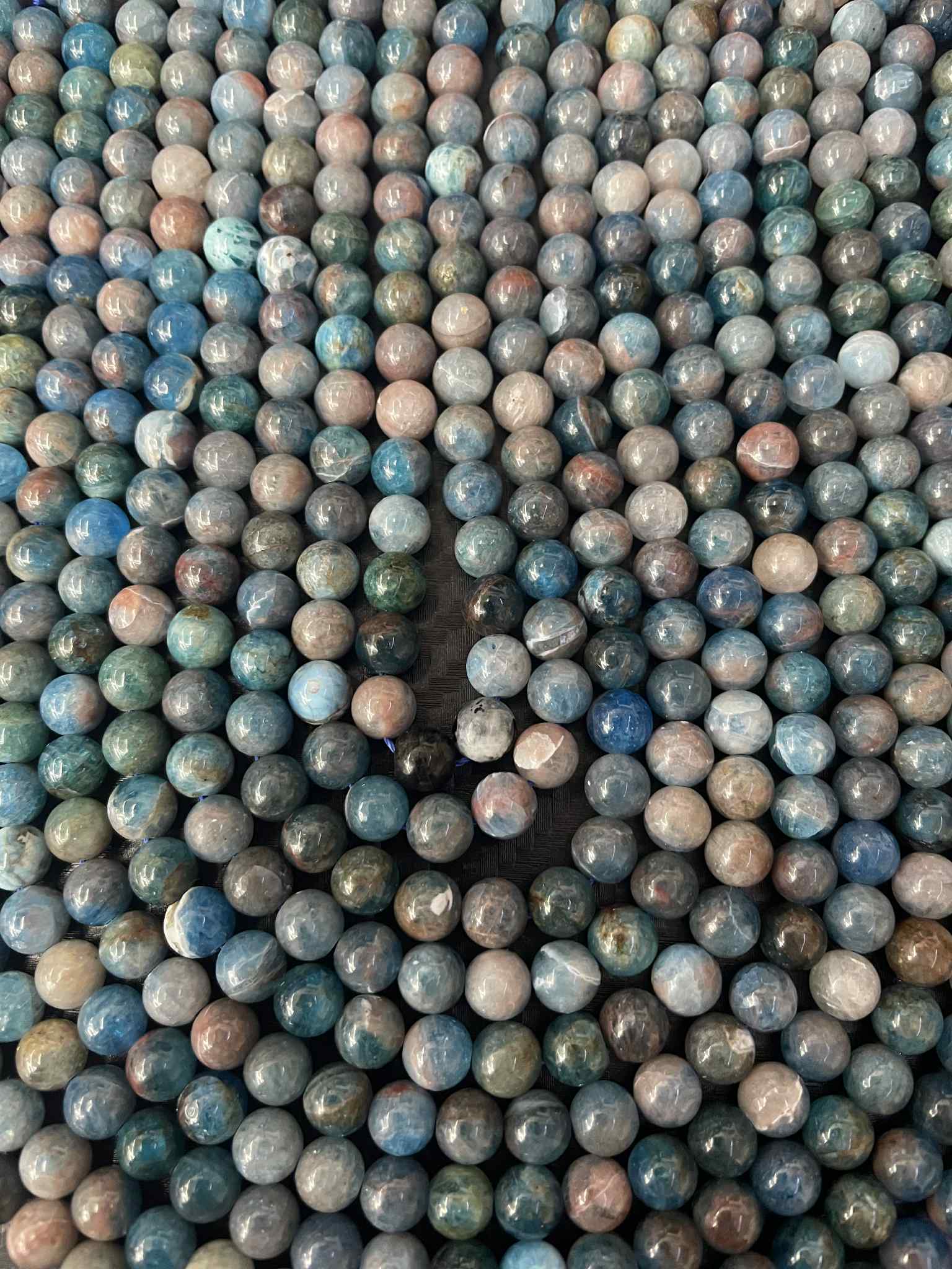 Apatit blau Natur hell ca 6mm TOP nur wenige vorhanden