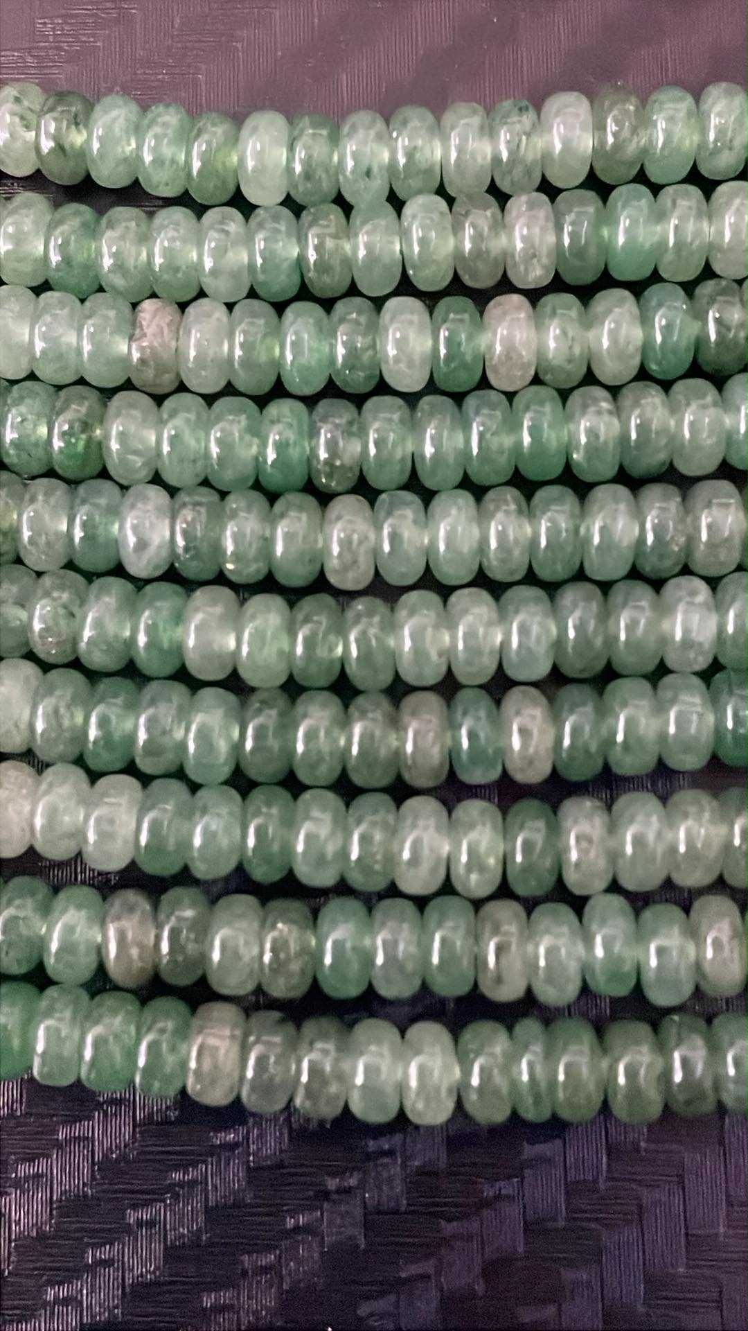 Aventurin grün Rondellen 4mm dunkler