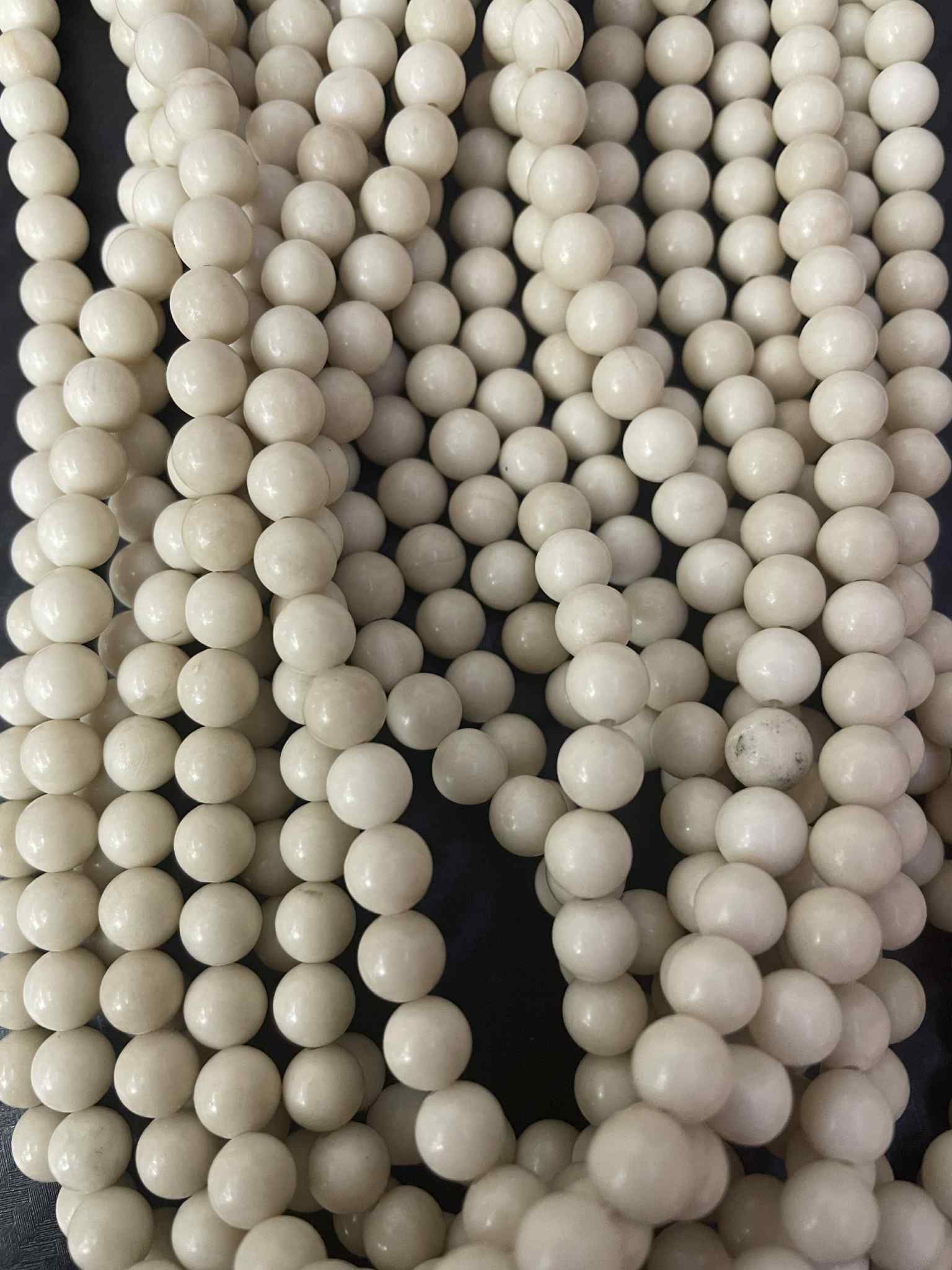 Edelweiss Jaspis Kugelstrang 8mm