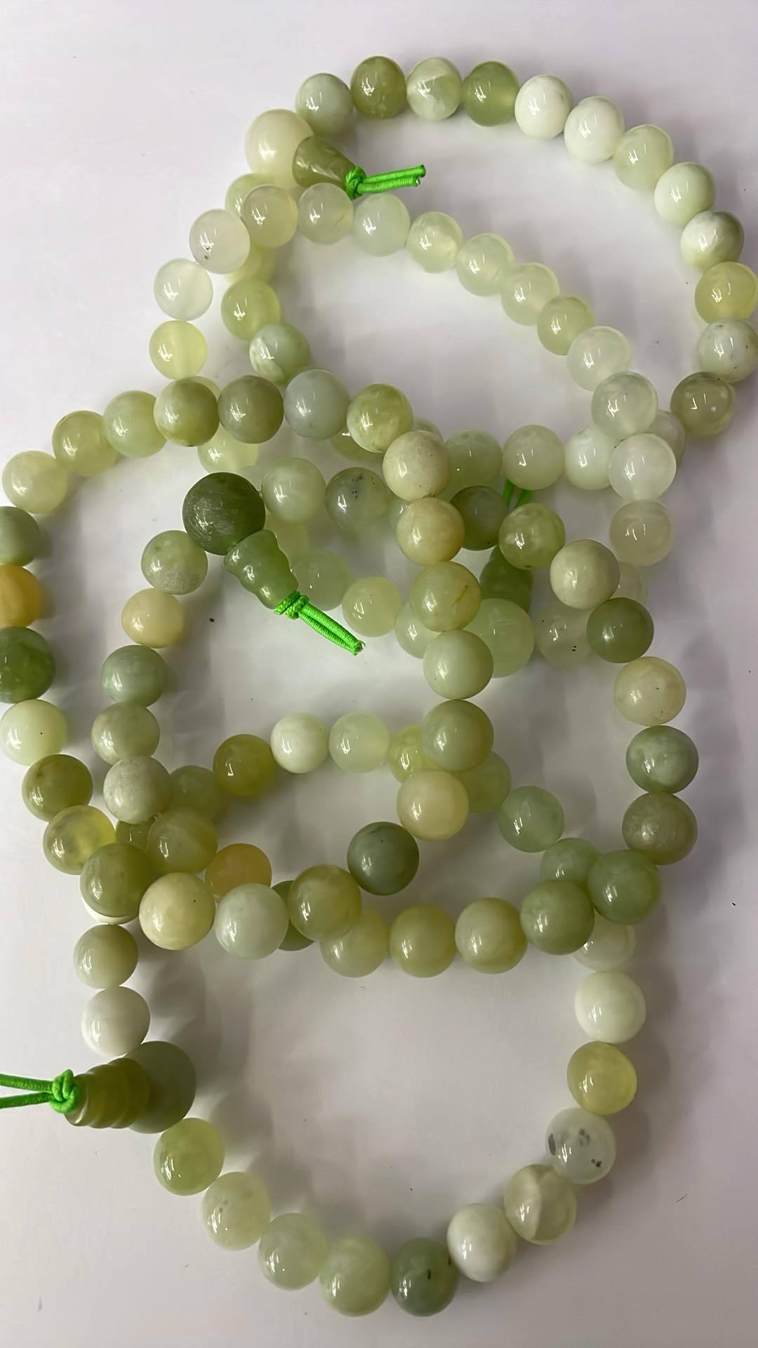 Jade Mala Armband 8mm Kugeln