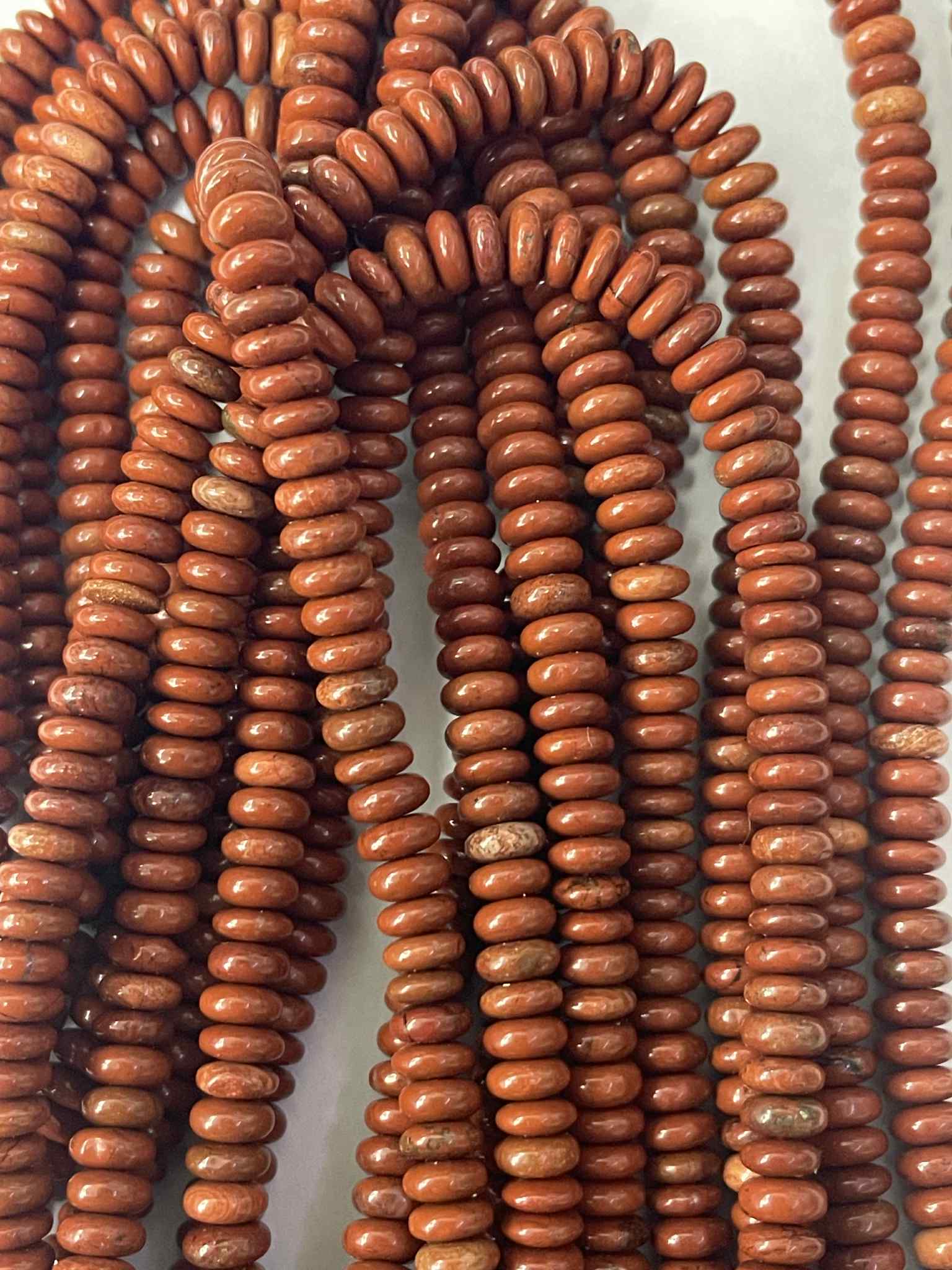 Jaspis Rondellen ca 4mm