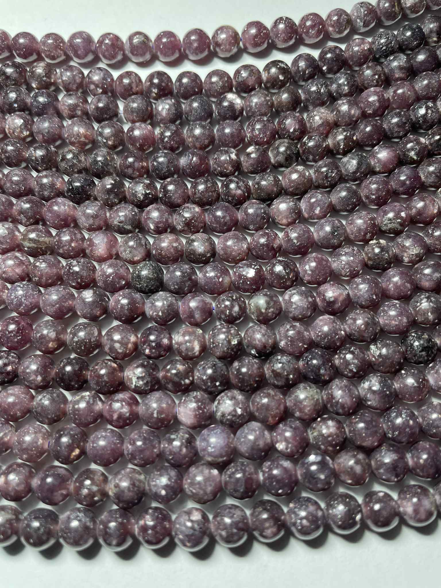 Lepidolith 6mm A Qualität