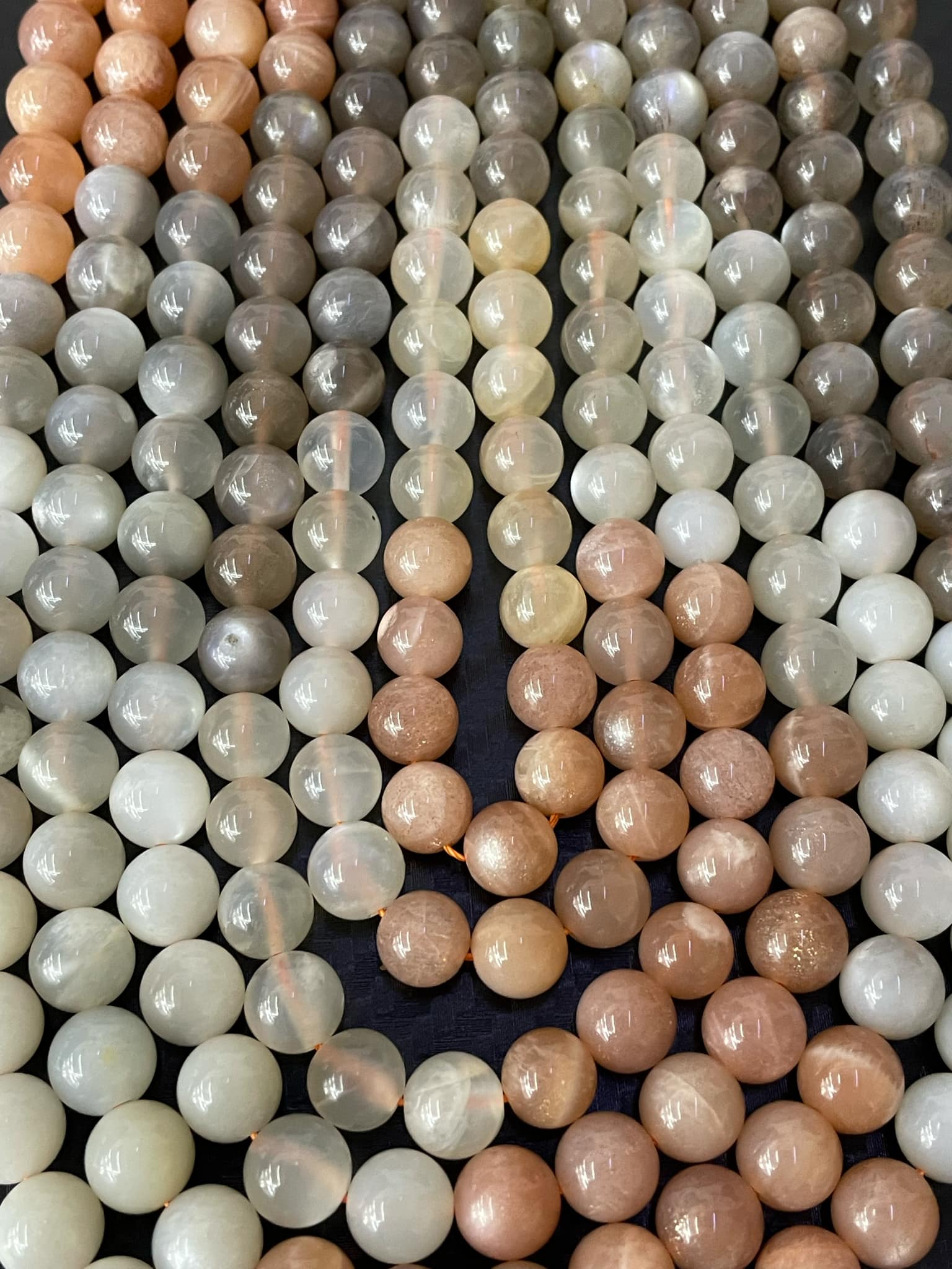 Mondstein Mix  8mm Kugeln