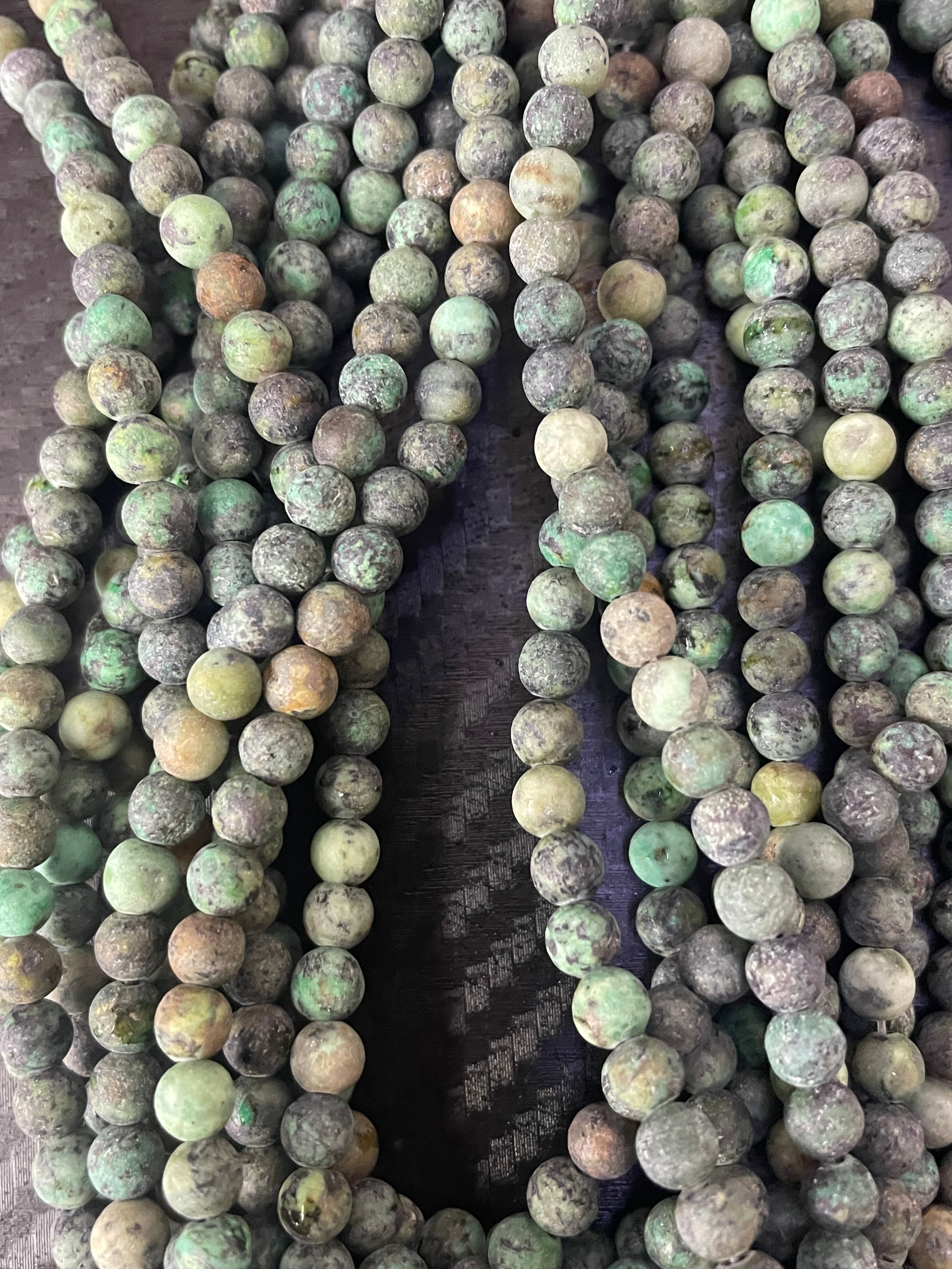 Türkis 4mm Kugeln Matt Südafrika