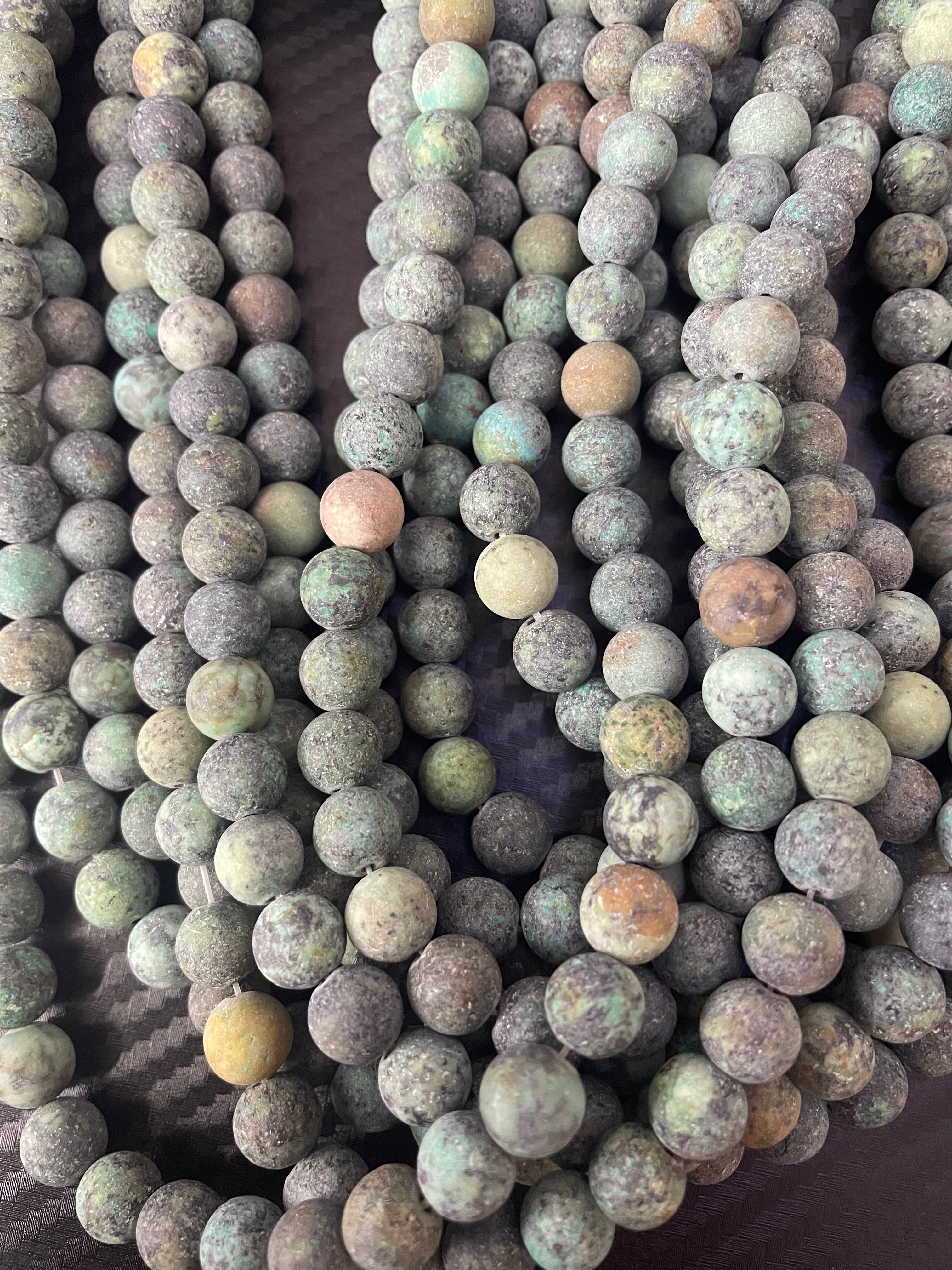 Türkis 8mm Kugeln Matt Südafrika