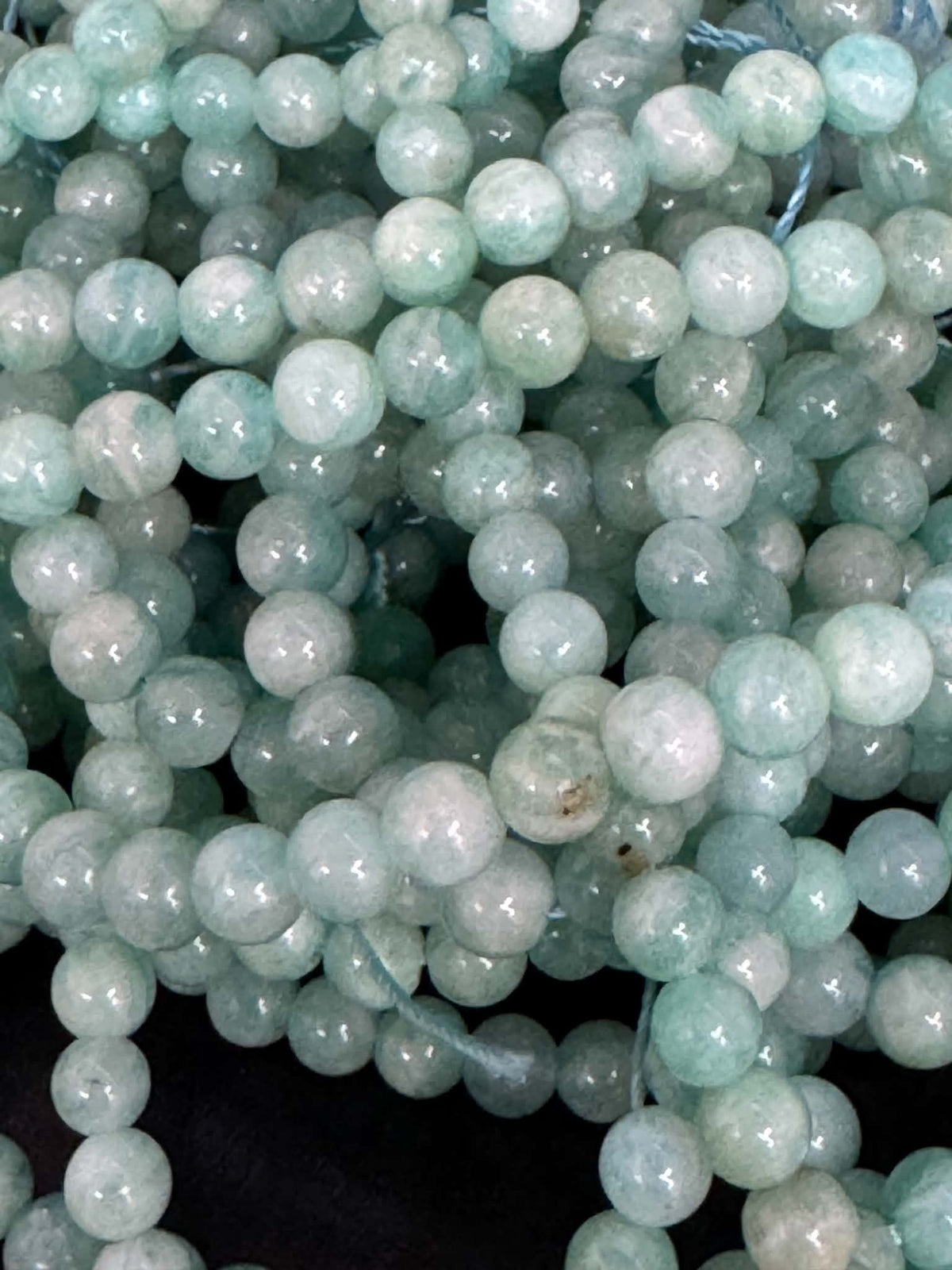 Amazonite 4 mm Brésil, qualité B