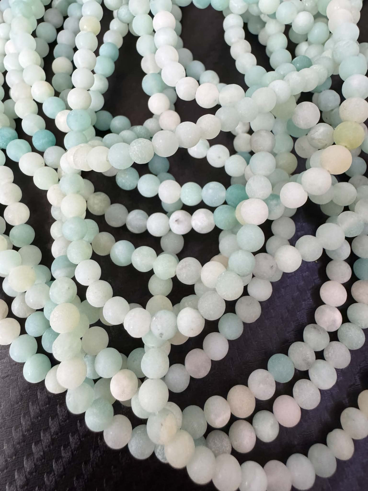 Amazonite mate 4 mm, Brésil