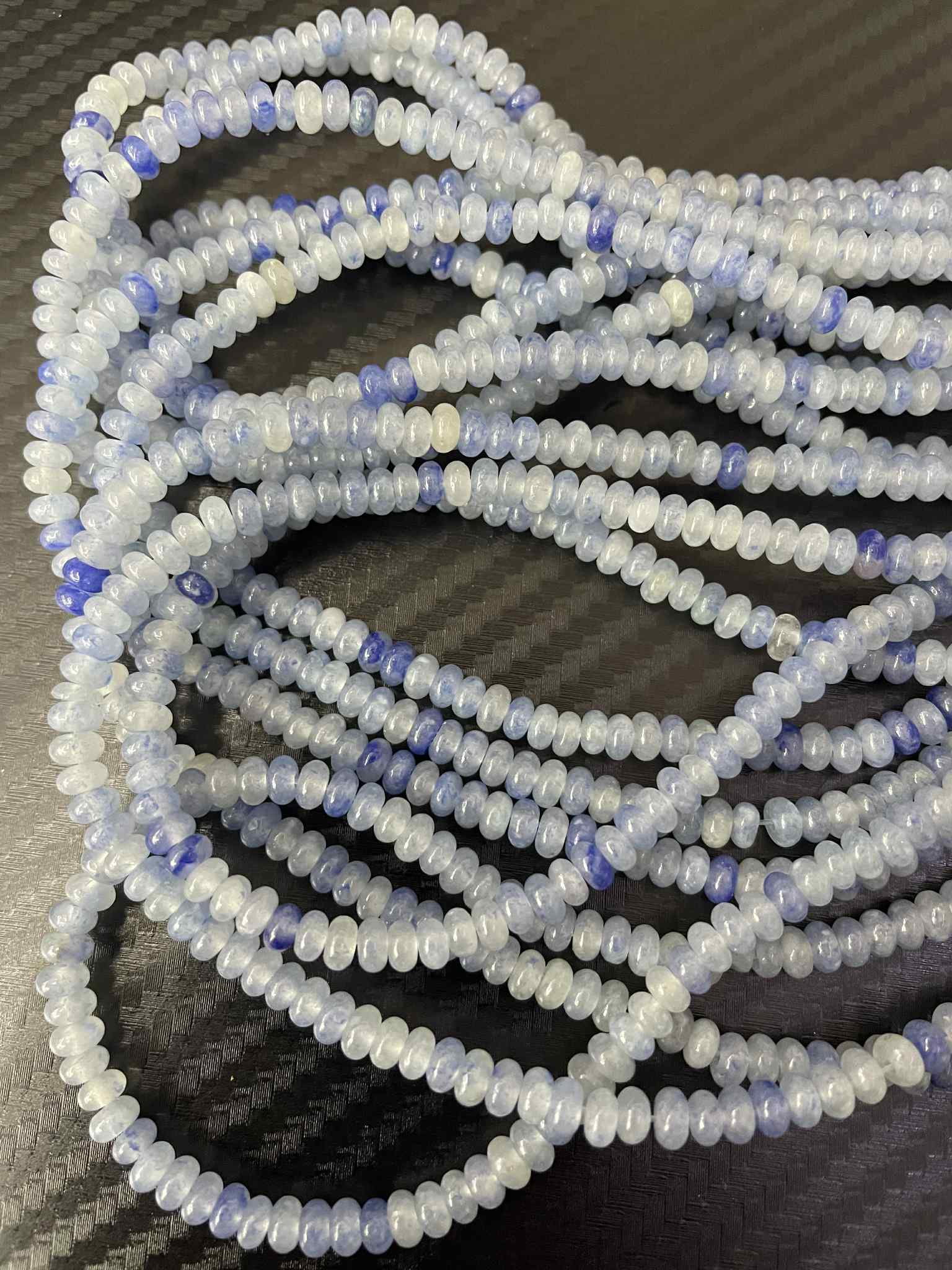 Aventurin blau Rondellen 4mm