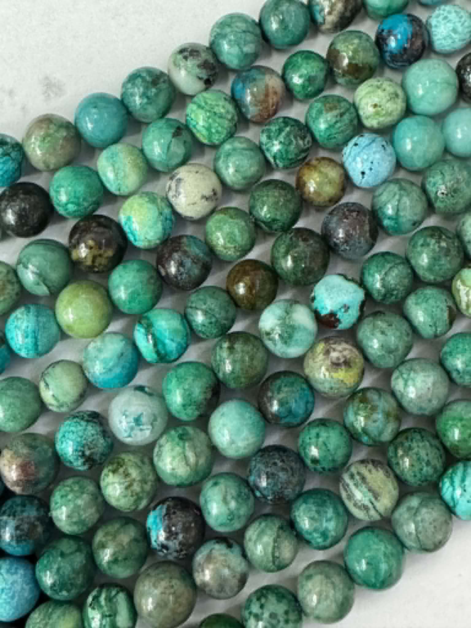 Chrysocolle 6 mm, qualité A