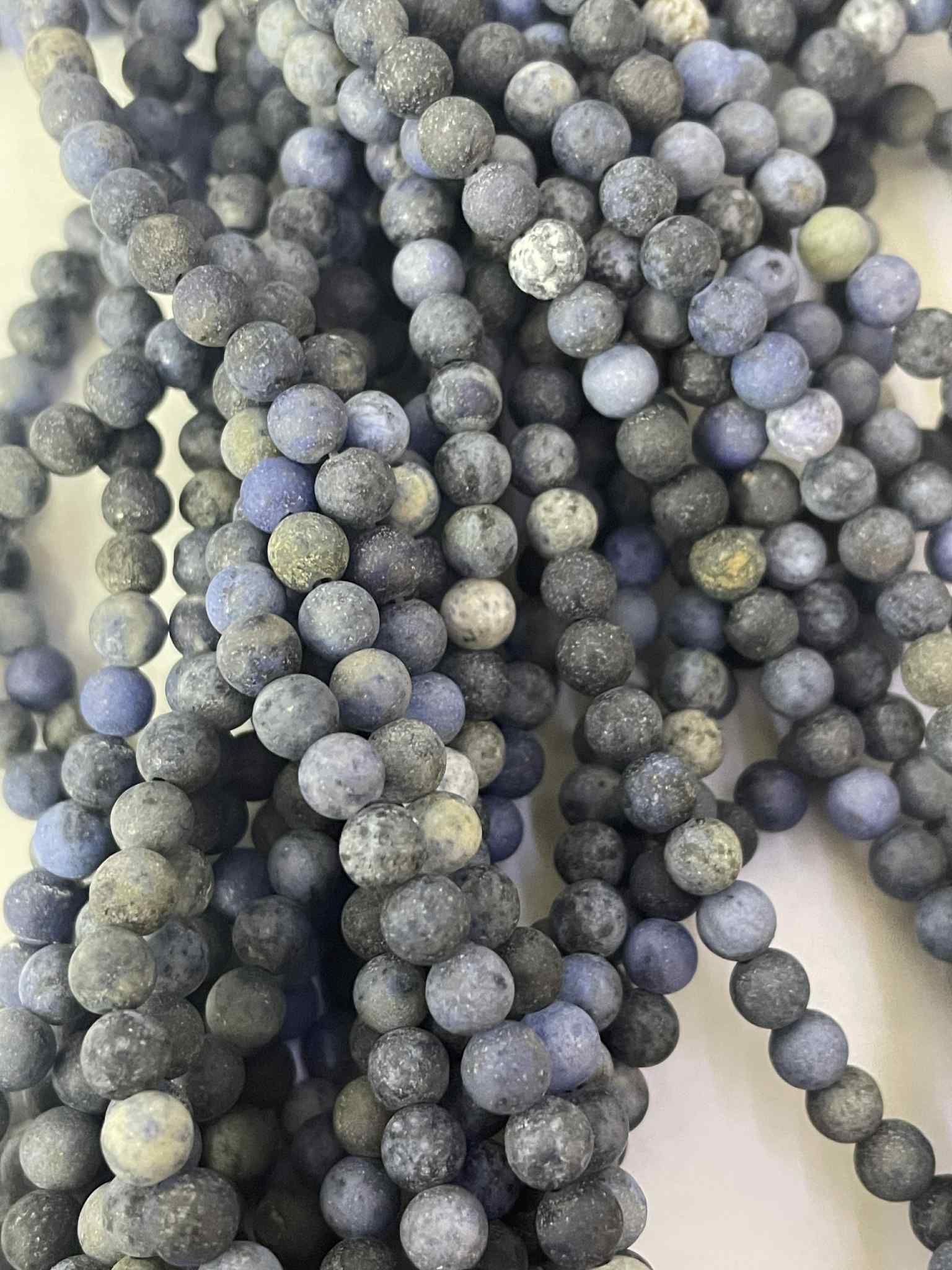 Dumortierit Kugel ca. 4mm MATT