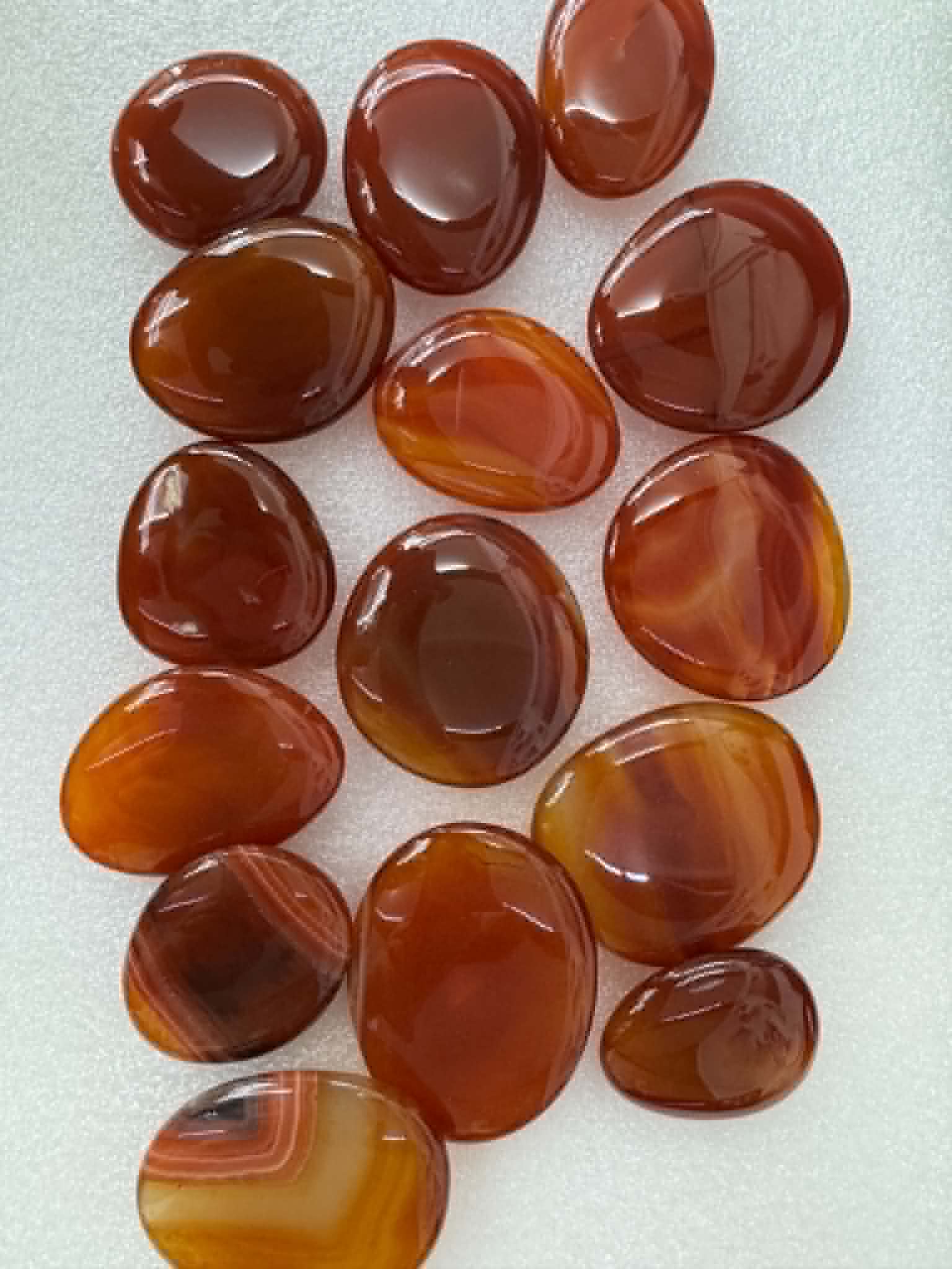 Galets de cornaline, 500 g